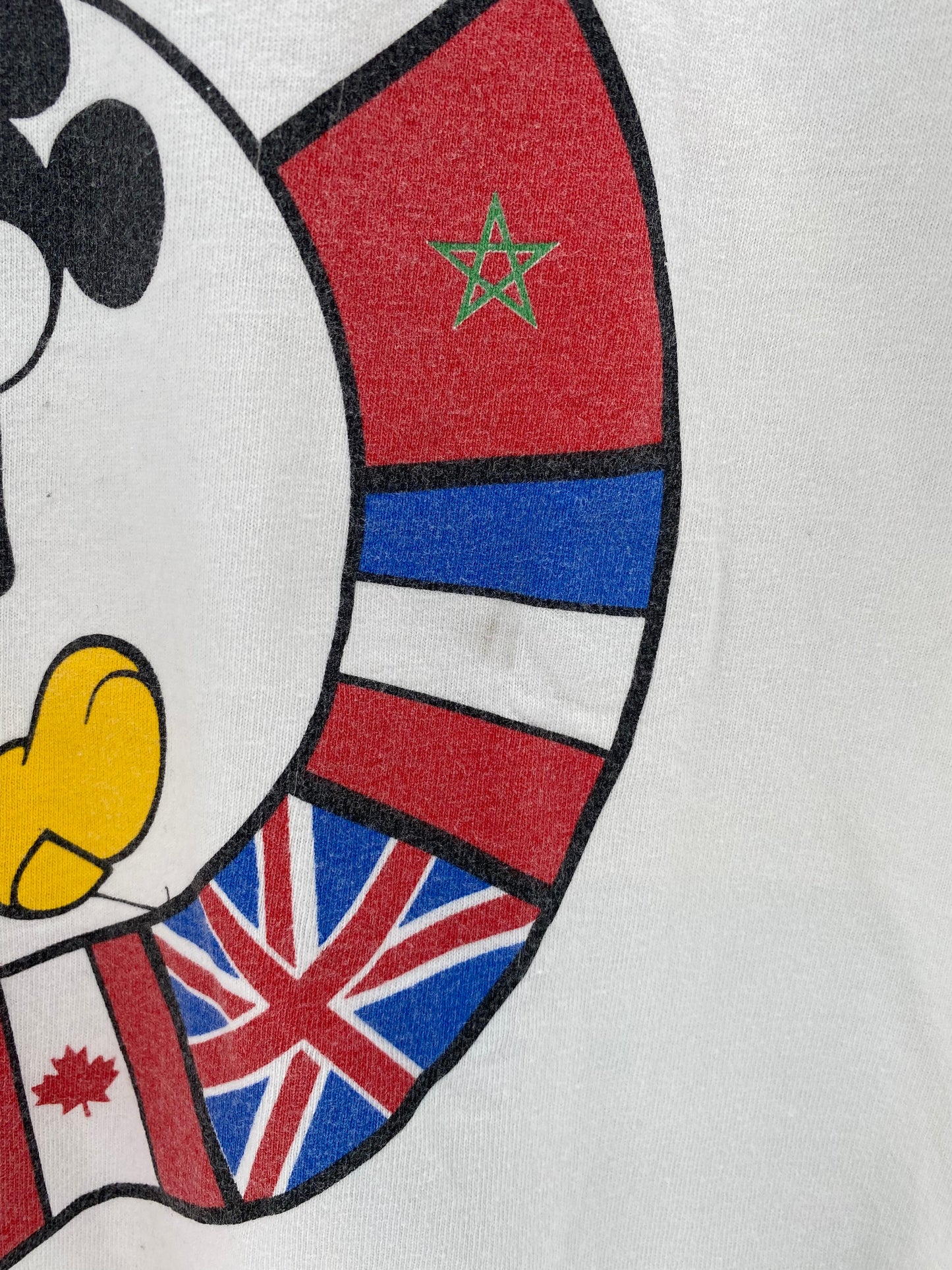 90’s DISNEY Mickey Made in USA Size XL Vintage T-Shirt / A1716