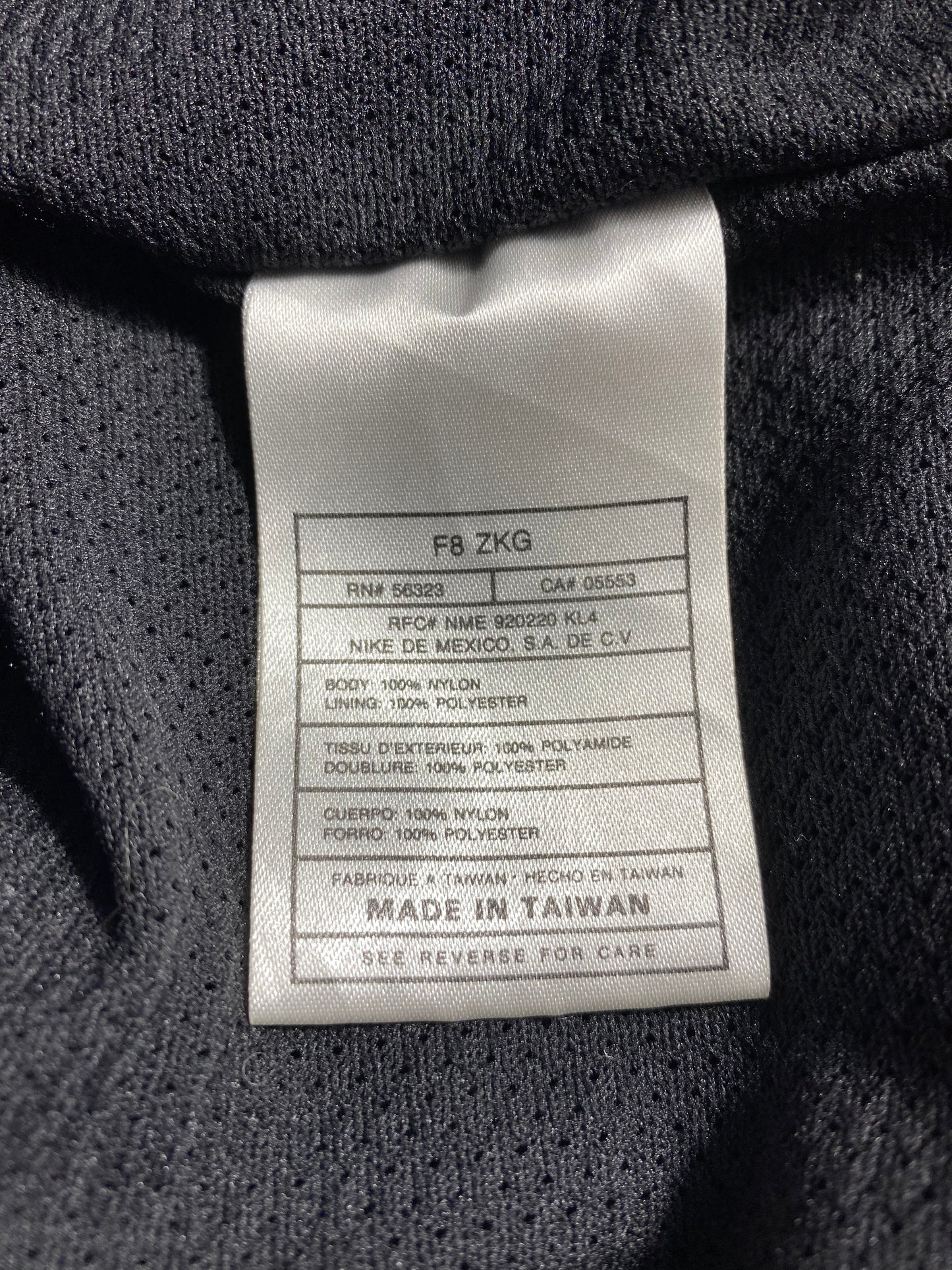 00’ NIKE Size L Vintage Half zip Nylon Jacket / K344