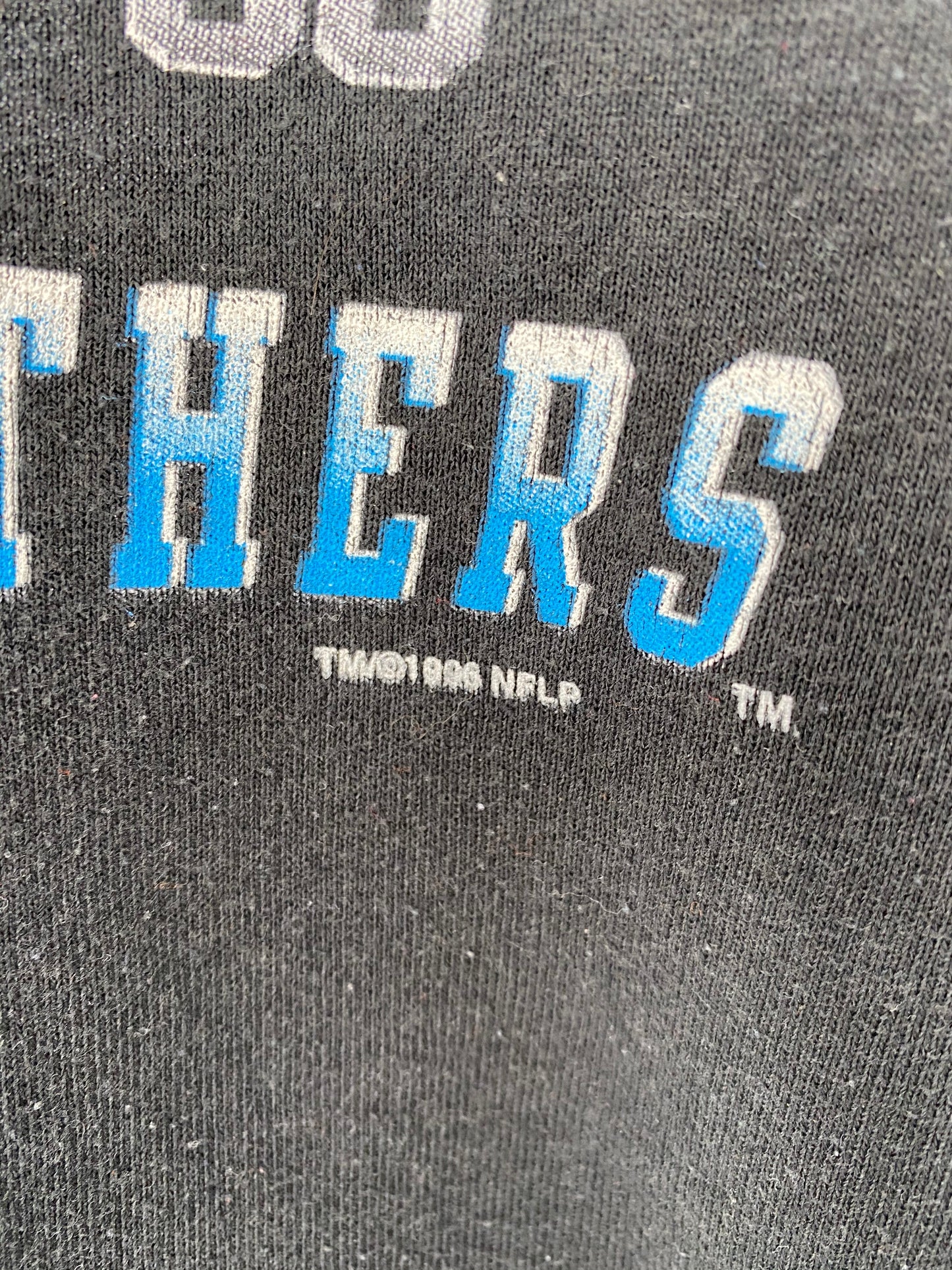 1996 CAROLINA PANTHERS Made in USA Size XXL Vintage NFL Sweat-Shirts / 8809