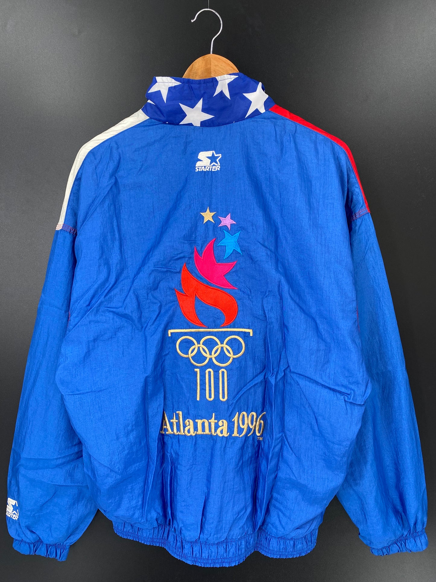 1996 STARTER x ATLANTA OLYMPIC TEAM USA Size M Nylon-Jacket / K4016