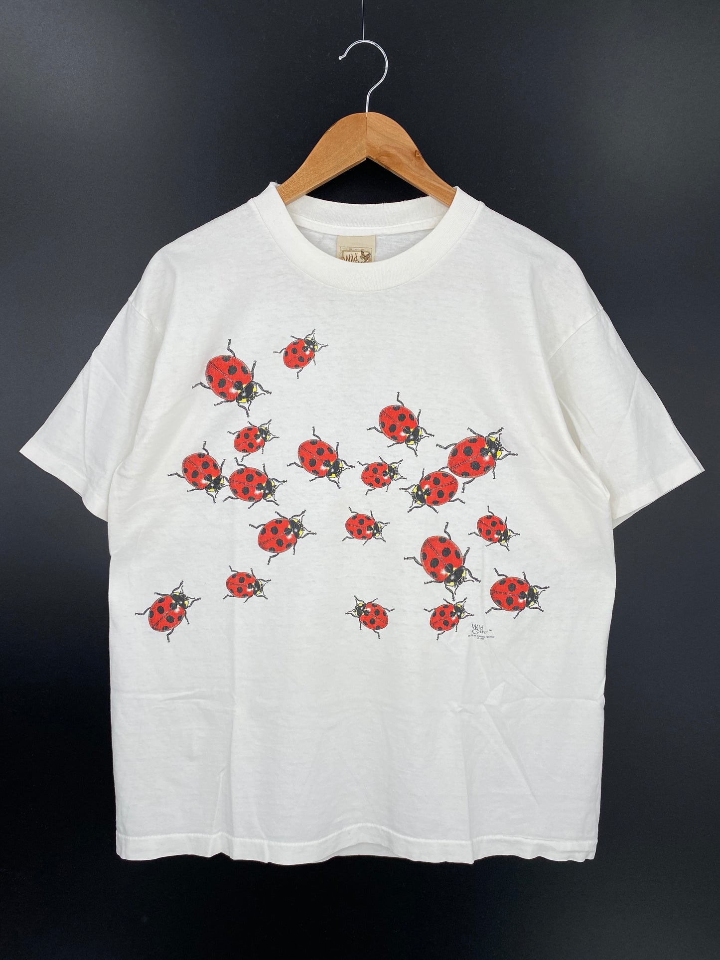 90’s LADYBUGS Made in USA Size L Vintage T-Shirt / K1544