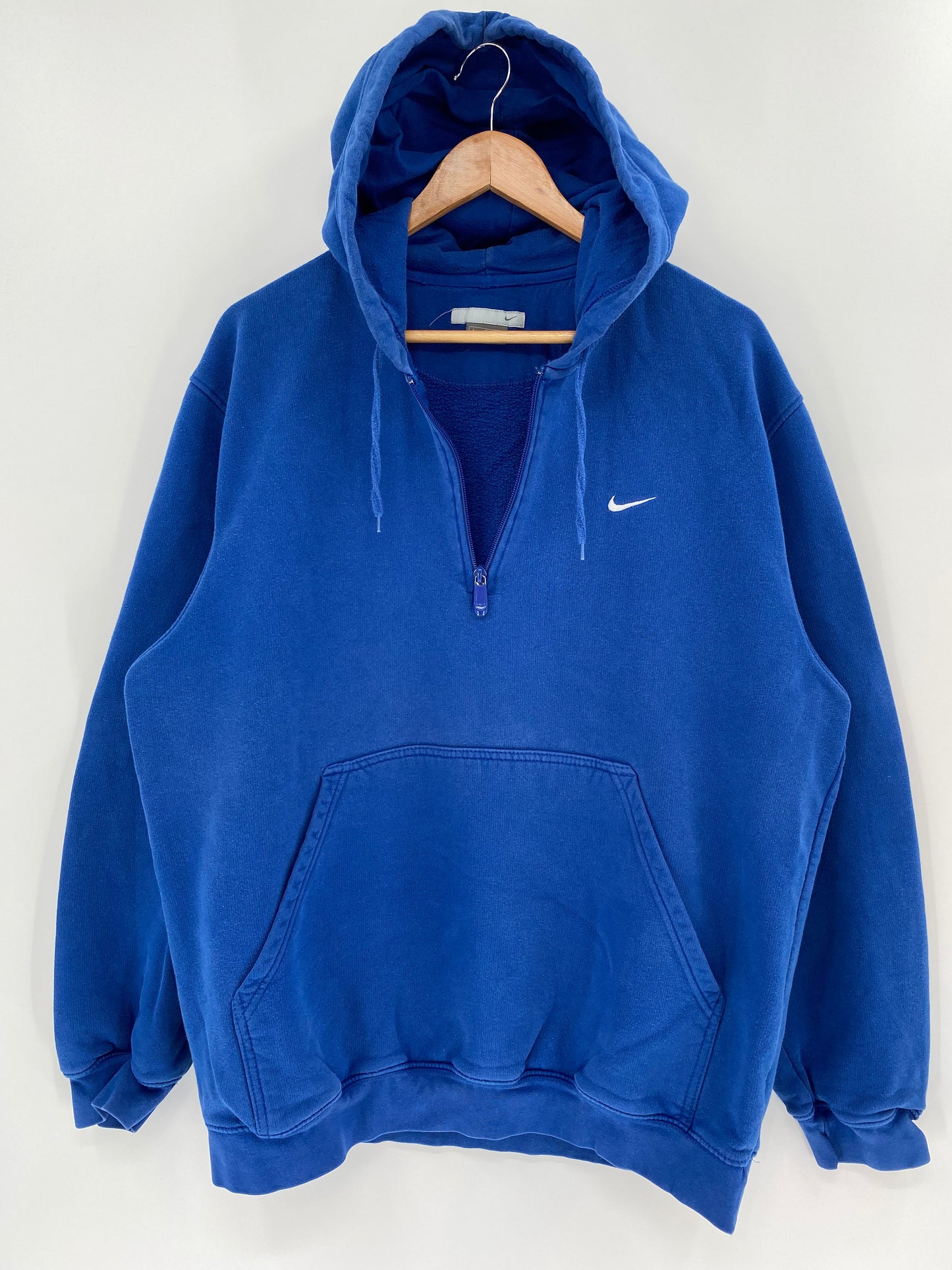 00’ NIKE MINI SWOOSH Size L Vintage Half Zip Sweat-shirt / A1326