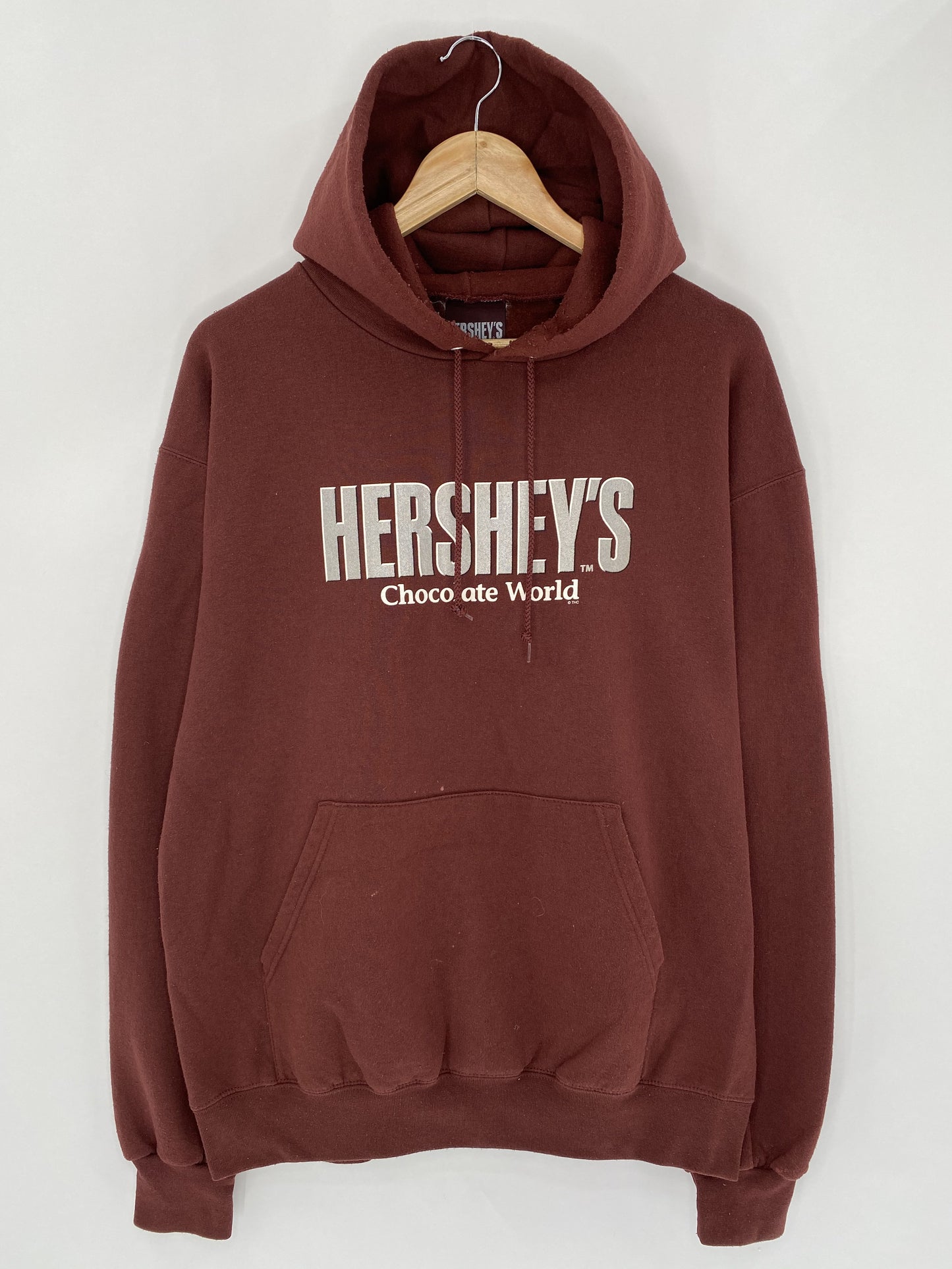 Vintage HERSHEY’S Size Approx. XL Hoodie Sweat-Shirt / k4636