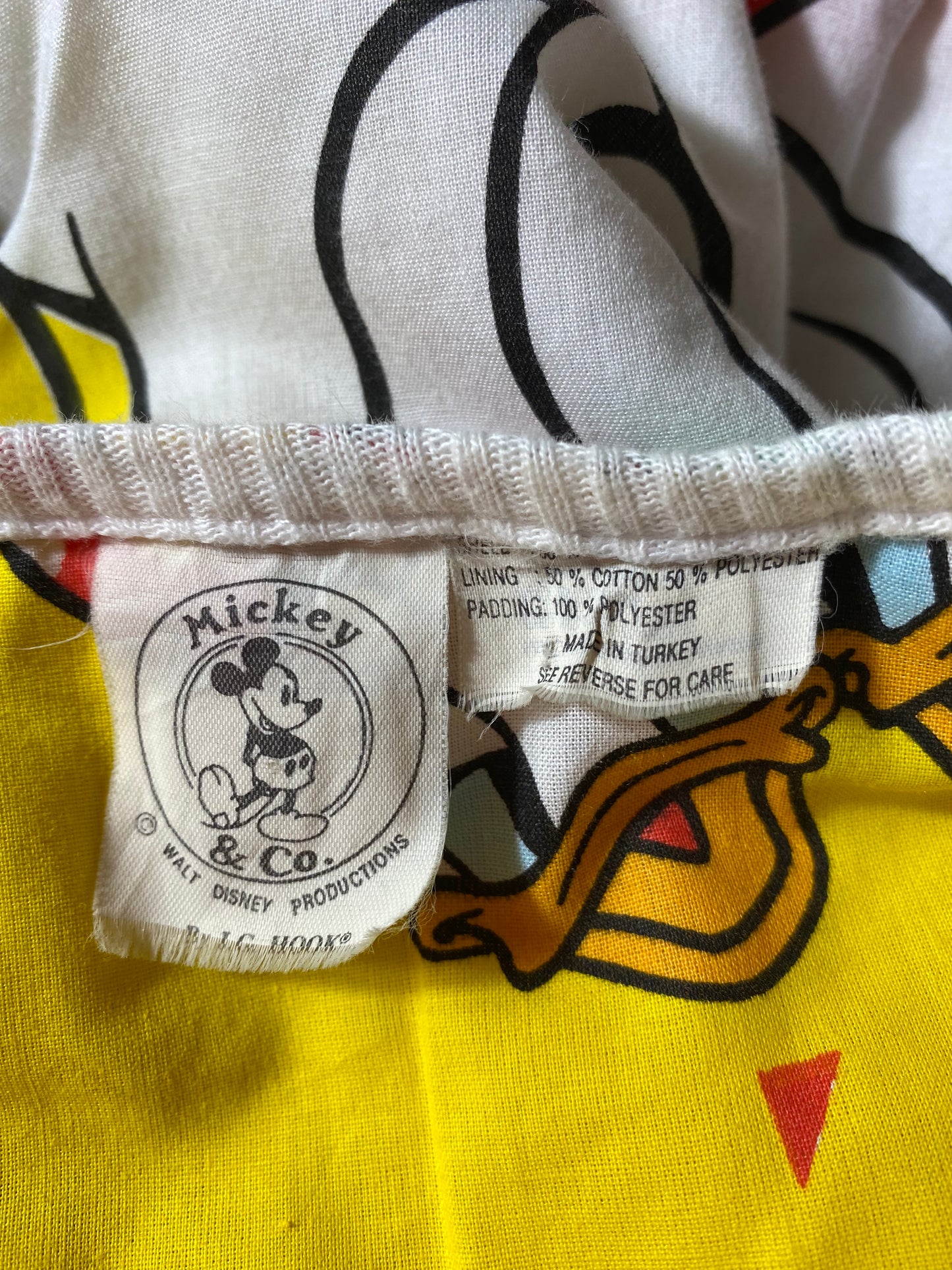 90’s DISNEY DONALD x DAISY Size No tag (Approx.M) Vintage Reversible Sweat-shirt / K3853