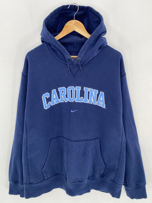 00’ NIKE CAROLINA Size XXL Vintage Hoodie Sweat-shirt / 6577