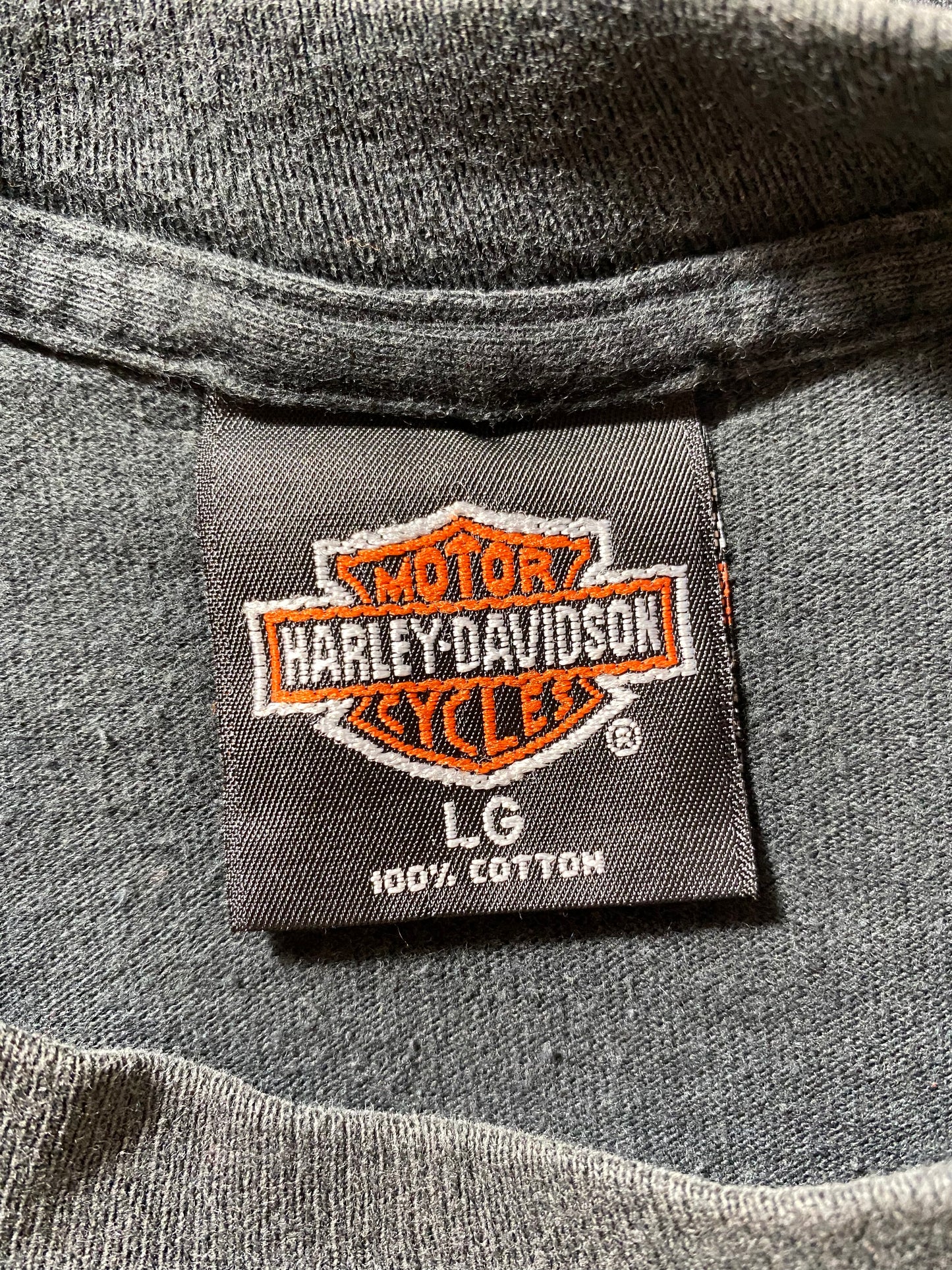 1998' HARLEY DAVIDSON Made in USA Size L Vintage T-Shirts / K1406