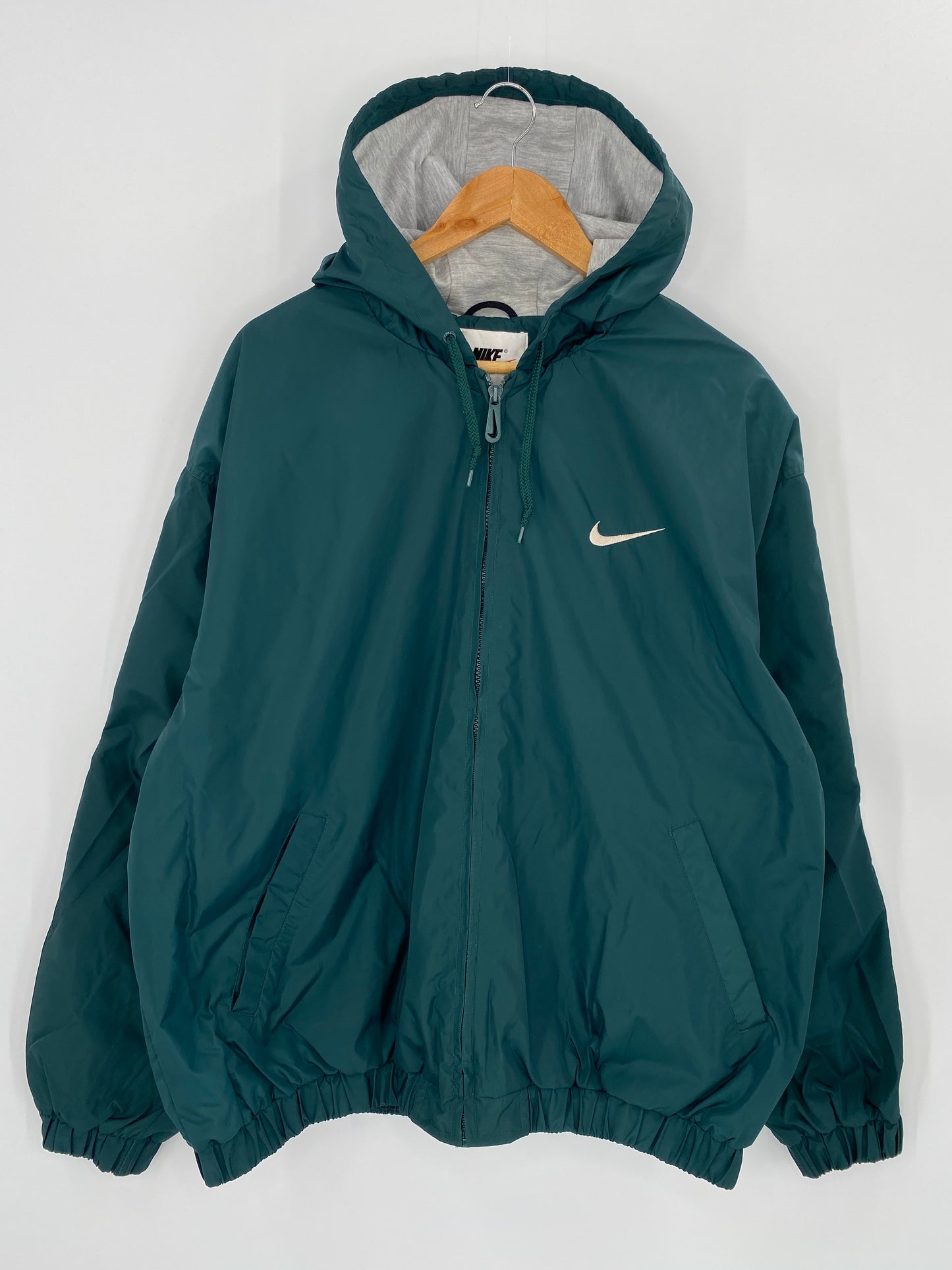 90’s NIKE Size XL Vintage Zip-up Nylon Jacket  / 8450