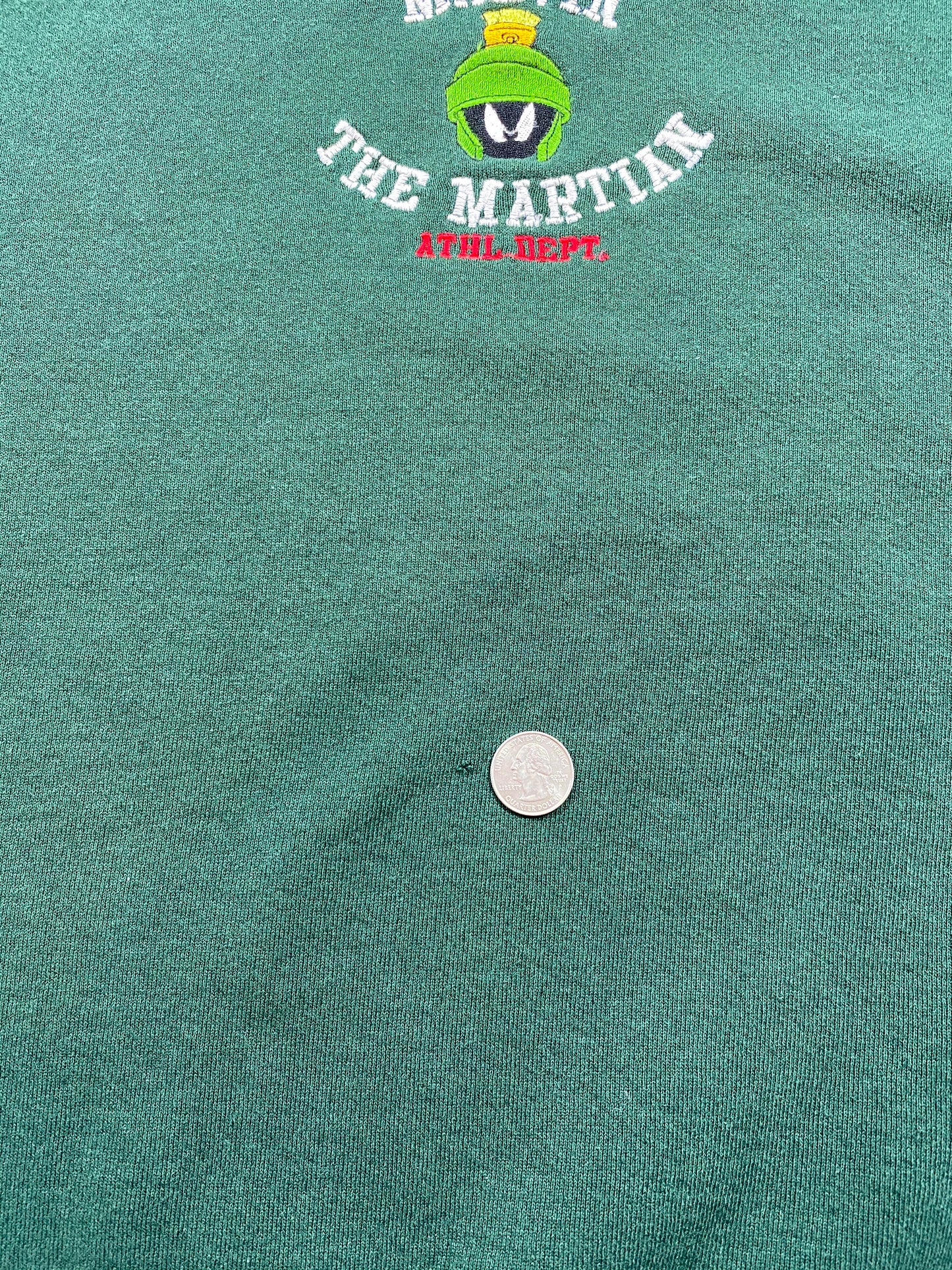 00’ WARNER BROS. LOONEY TUNES MARVIN THE MARTIAN Size XL Vintage Sweat-Shirt   / 5821