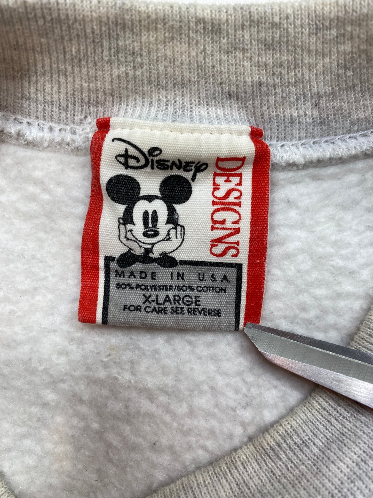 90’s Disney Mickey Made in USA Size XL Vintage Sweat-Shirt / 5426