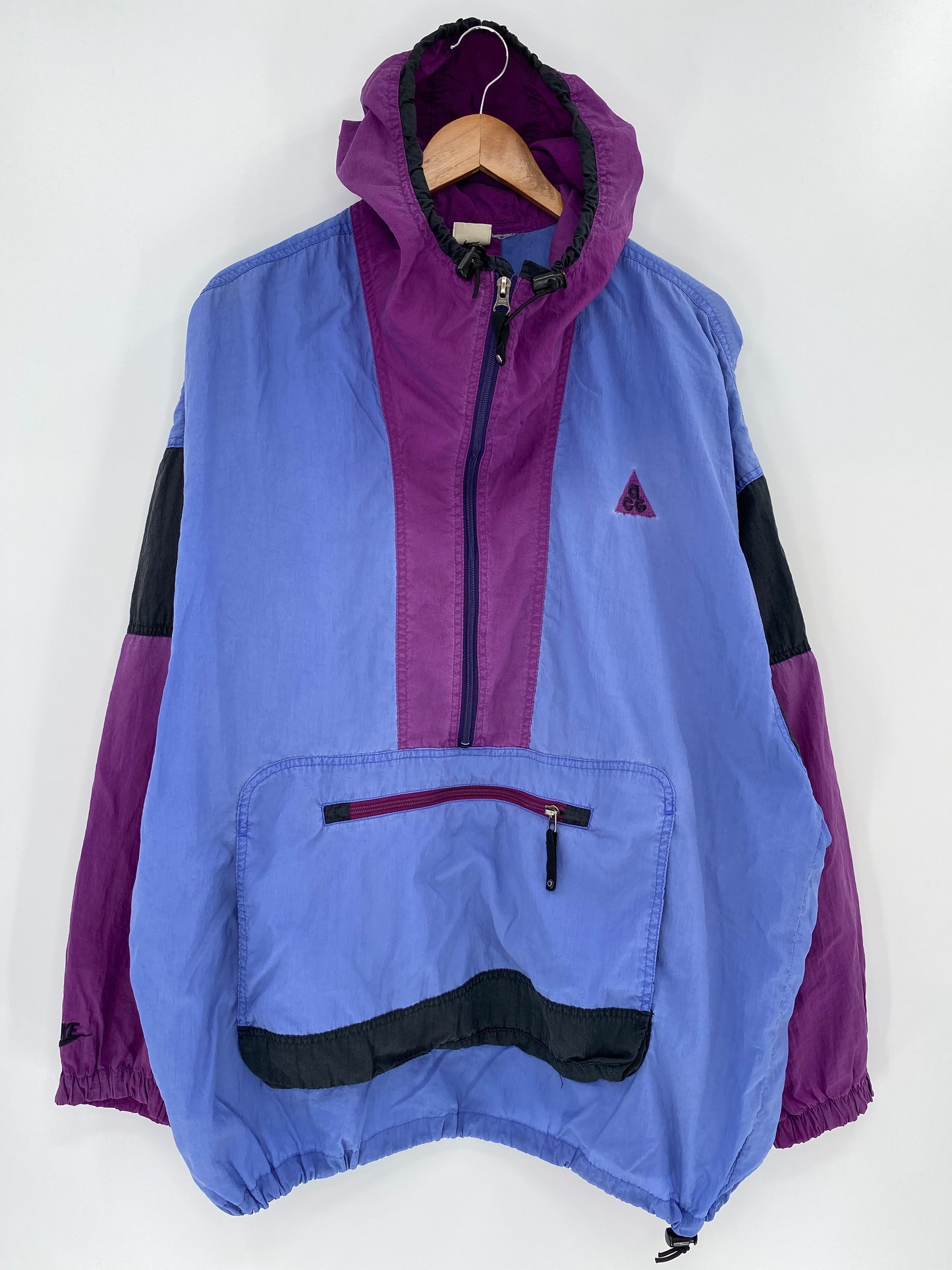 90's NIKE ACG Size Approx.XL Vintage Zip up Nylon-Jacket/ K567