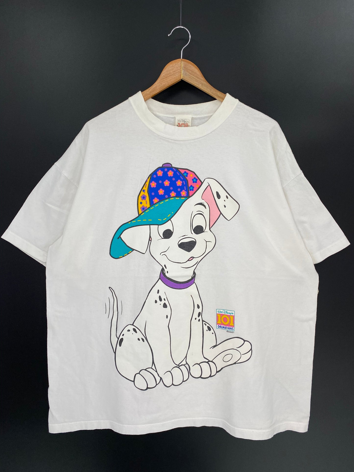 90’s DISNEY 101 DALMATIANS Made in USA Size XXXL Vintage T-shirt / K8750