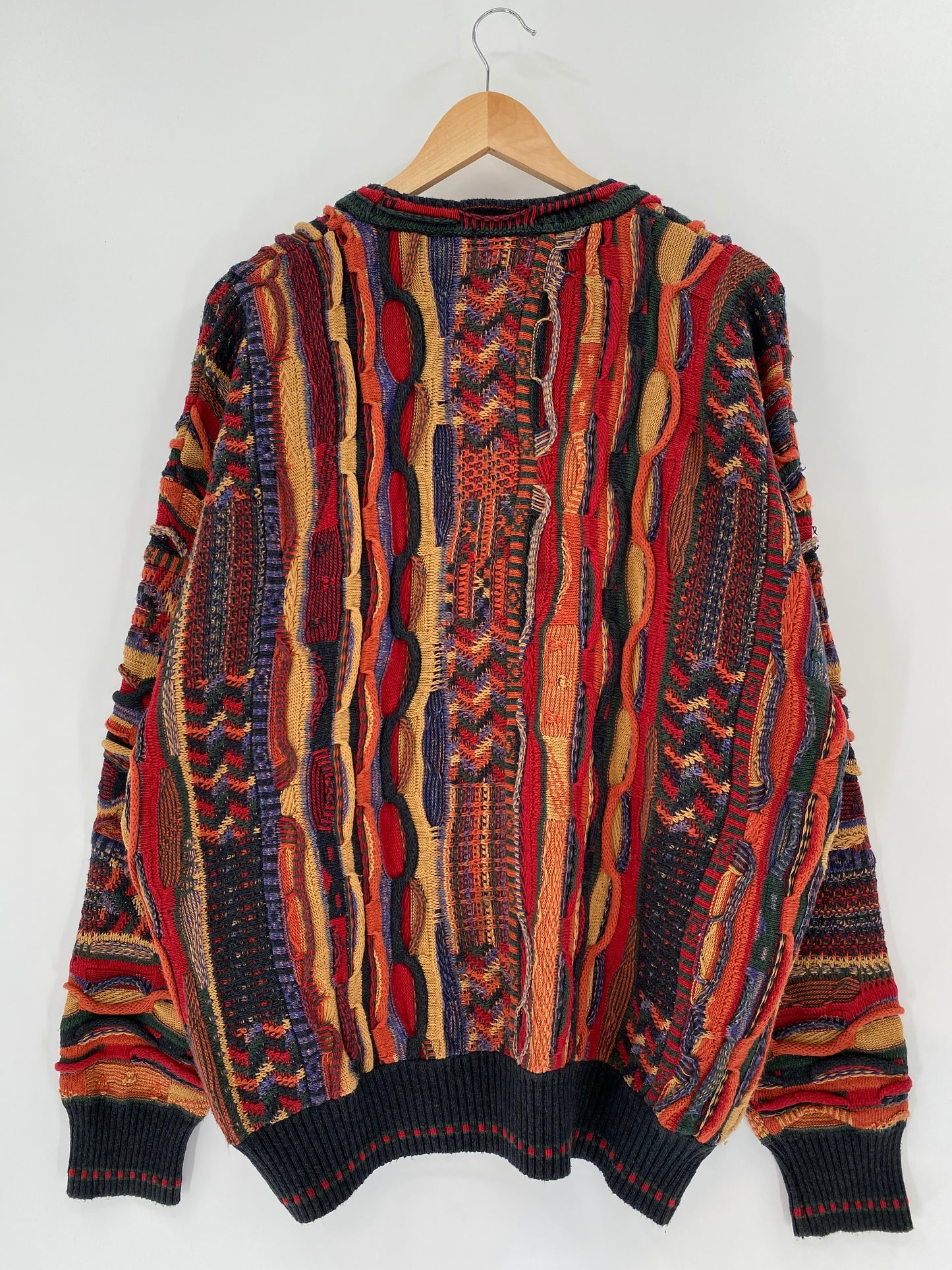 Vintage 3D COOGI- Style Size XL Knit Sweater / K1515