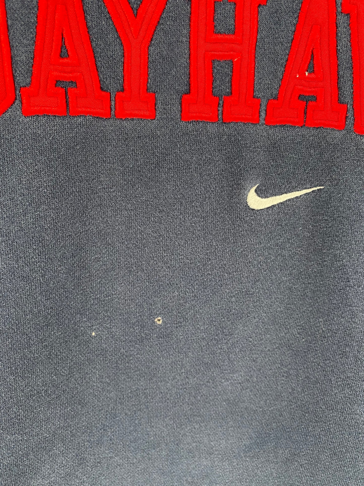 00’ NIKE JAYHAWKS Size XXL Vintage  Hoodie Sweat-Shirts / K913