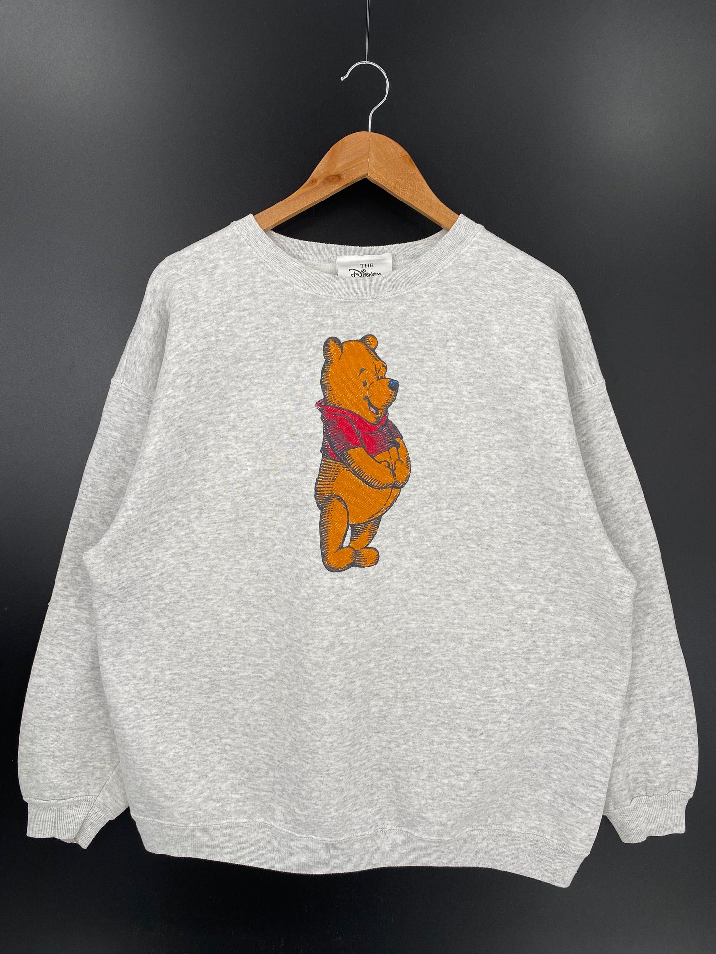 00’ DISNEY POOH Size Approx.XL Vintage Sweat-shirt / K1438