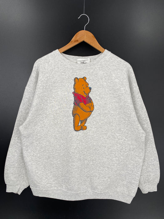 00’ DISNEY POOH Size Approx.XL Vintage Sweat-shirt / K1438