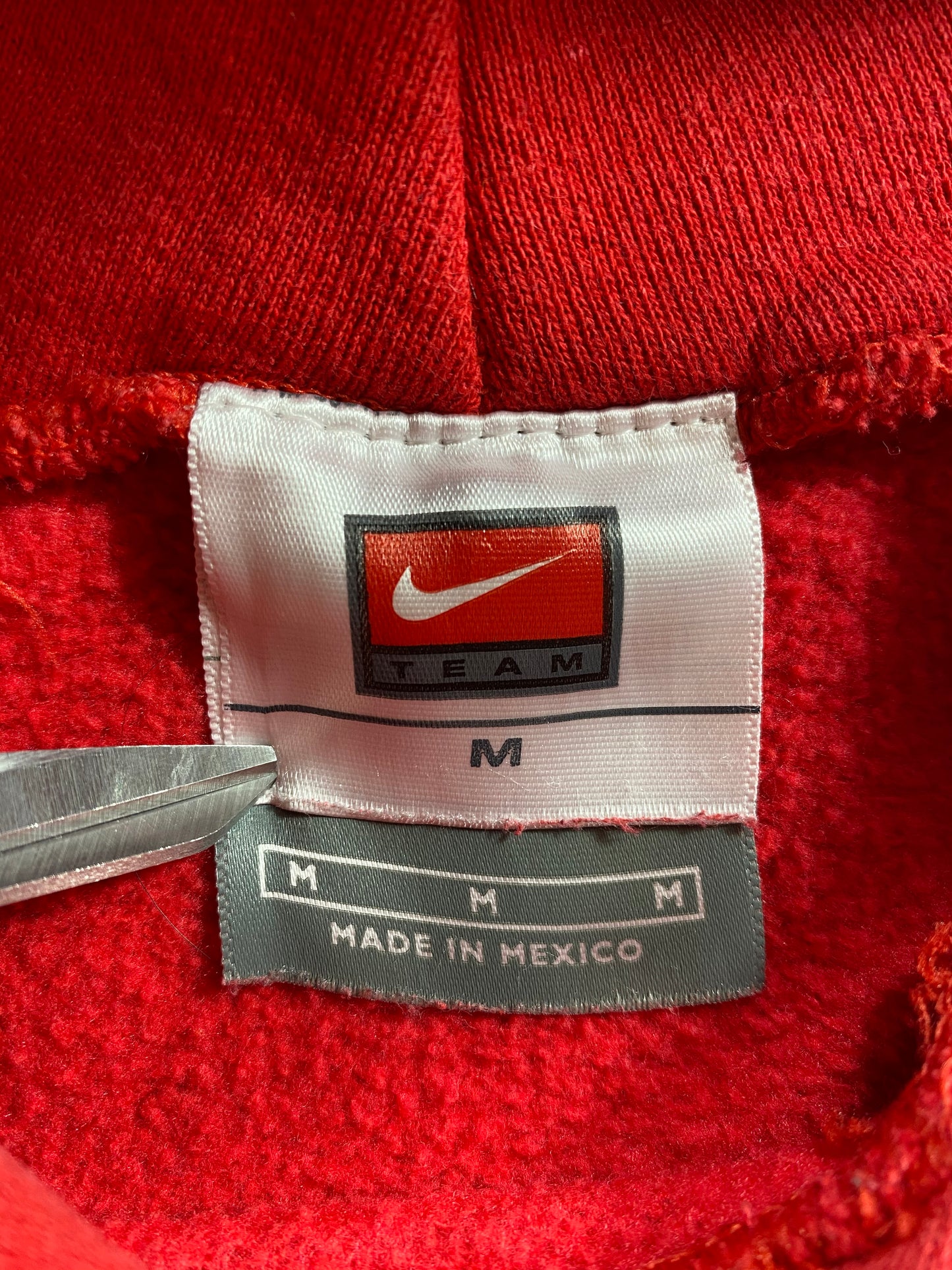 90’s NIKE Red Sox Size M Vintage MLB Hoodie Sweat-shirt / 6596