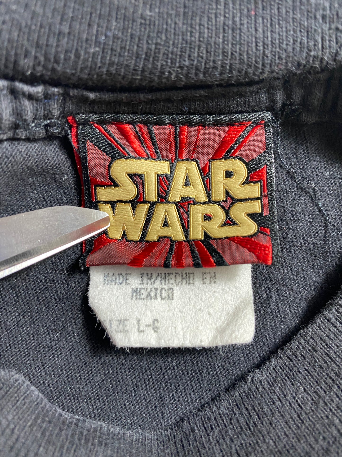 90’s STAR WARS Size L Vintage T-Shirt / 8627