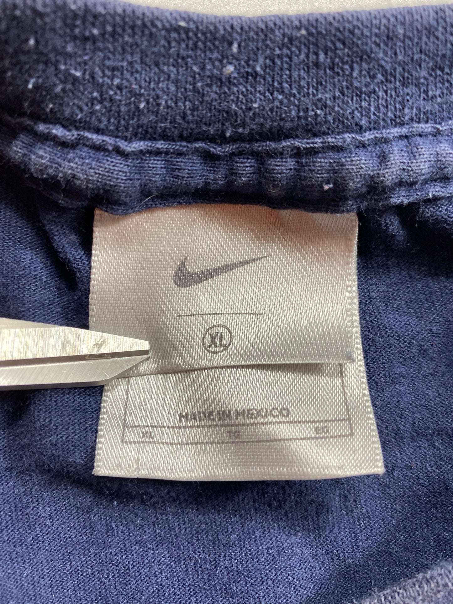 90’s NIKE Center Swoosh Size XL Vintage Long Sleeve T-shirt / 7316