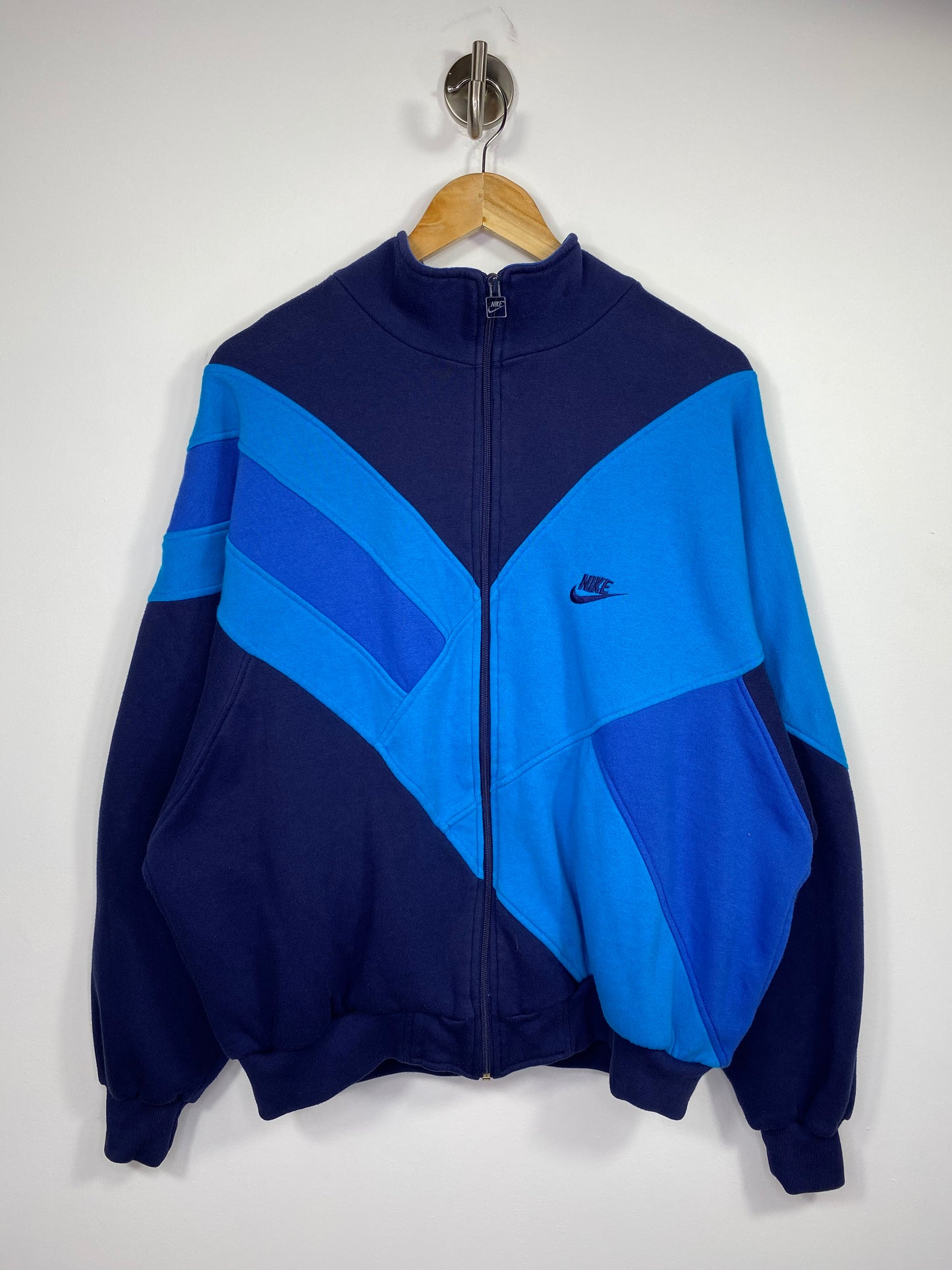 90’s NIKE Zip-Up Vintage Sweat-Shirt / 4999