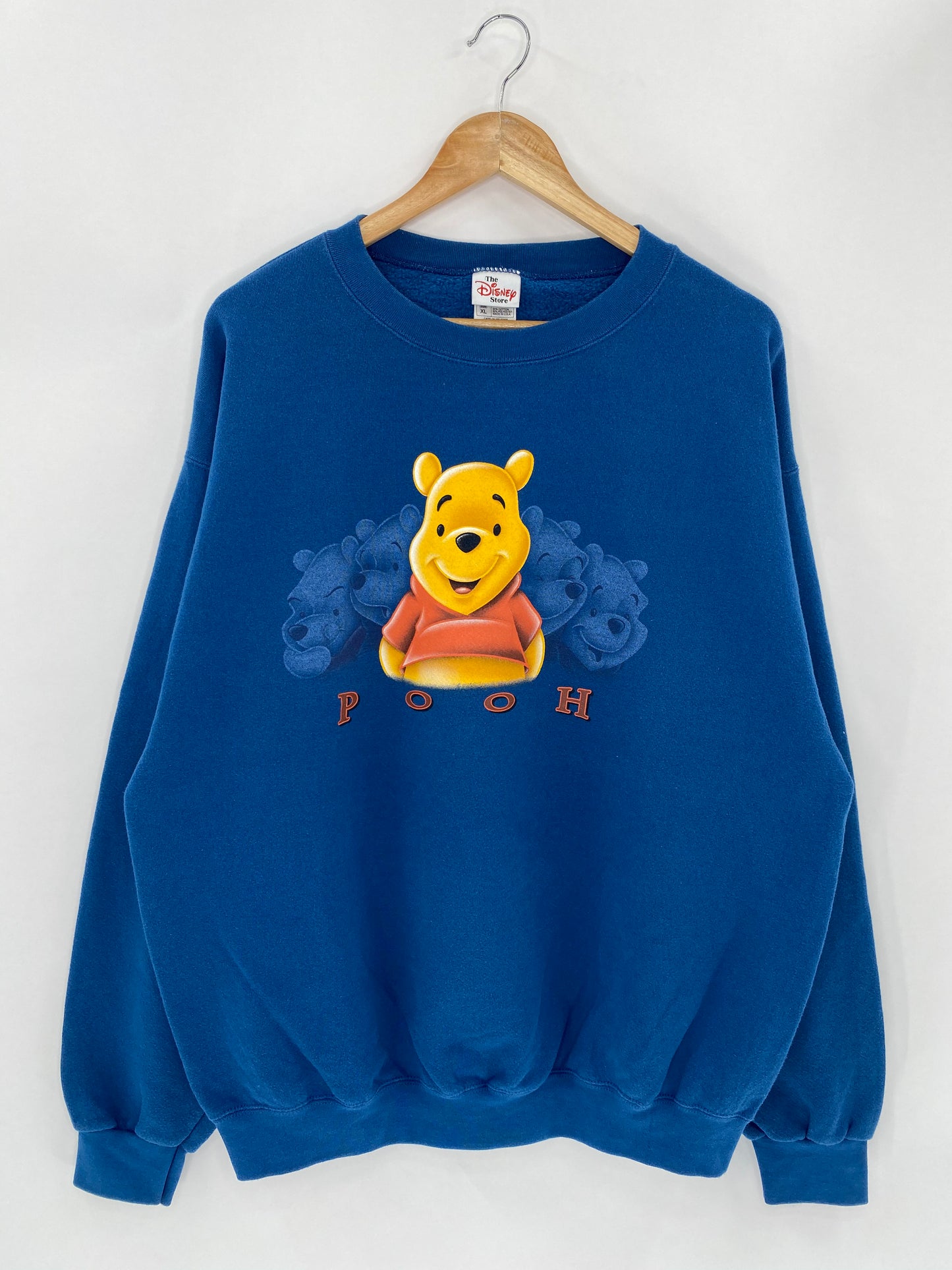 00’ Disney Pooh Made in USA Size XL Vintage Sweat-Shirt  / 5570