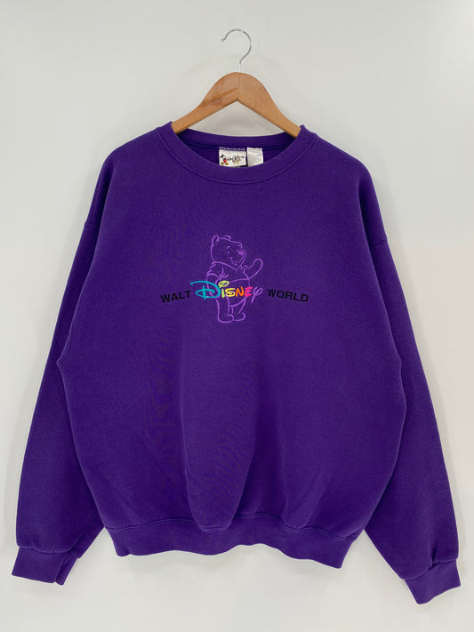 00’ WALT DISNEY WORLD MADE IN USA Size XL Vintage Sweat-shirt / K309