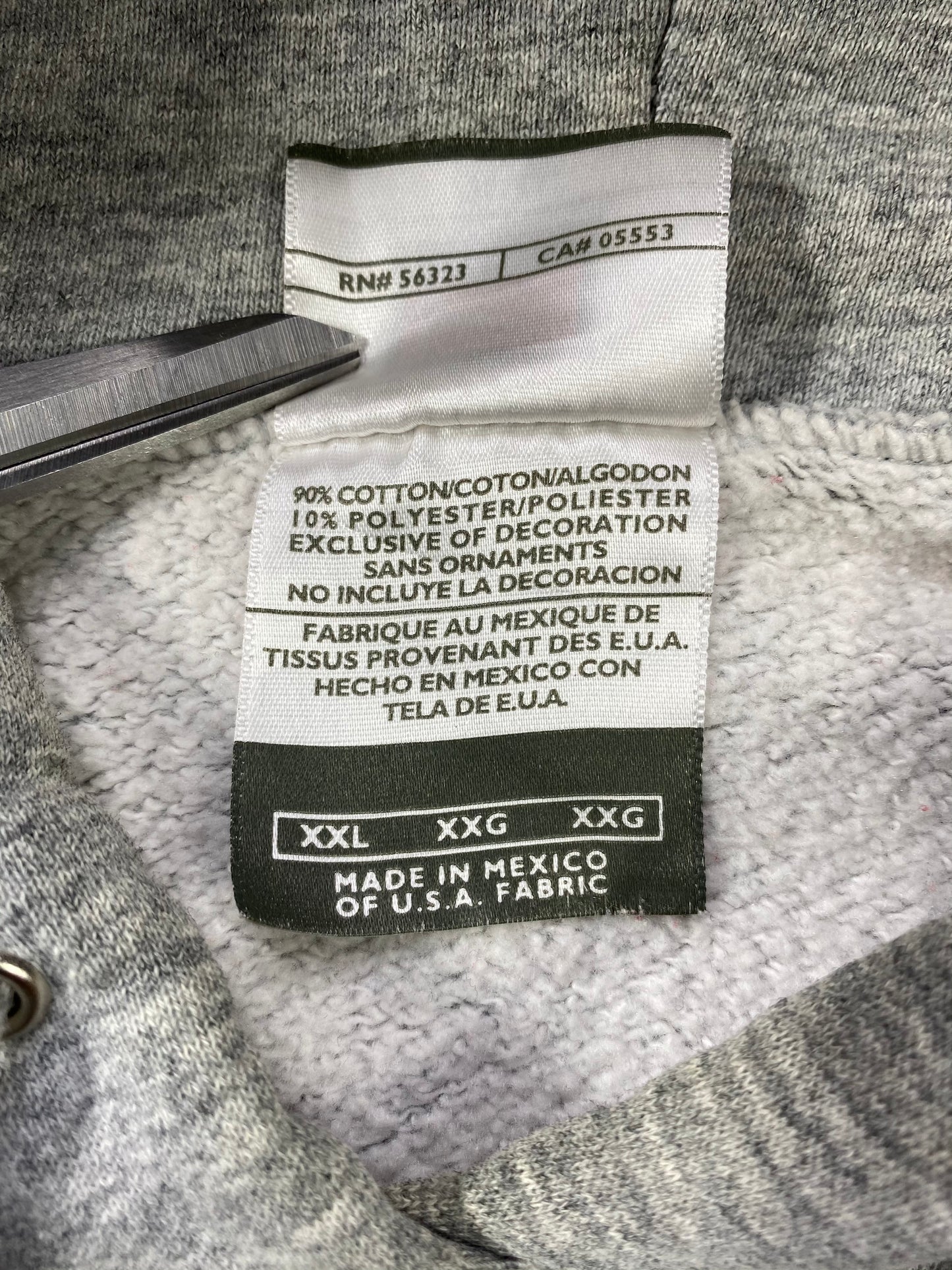 2002 NIKE NATIONAL CHAMPIONS OHIO STATE Size XXL Vintage Hoodie Sweat-shirt / 6131