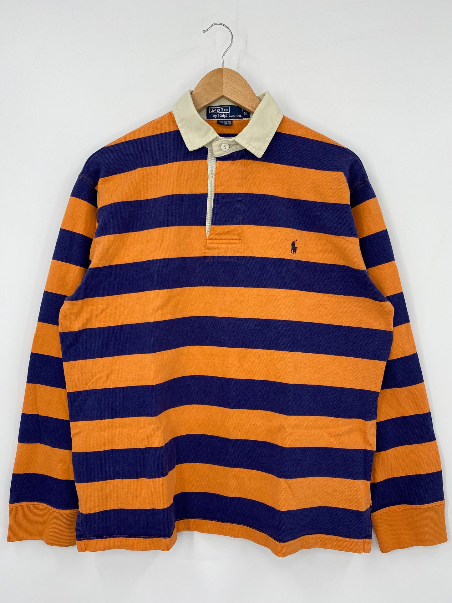 90’s POLO RALPH LAUREN Size M Vintage Rugby-Shirt / K3070