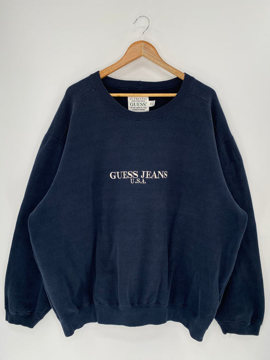 00’ GUESS JEANS Size XXL Vintage Sweat-shirt / 8575
