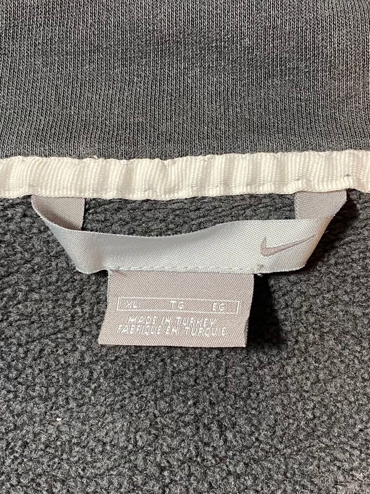 00’ NIKE Size XL Vintage Half-zip Sweat-shirt / 8220