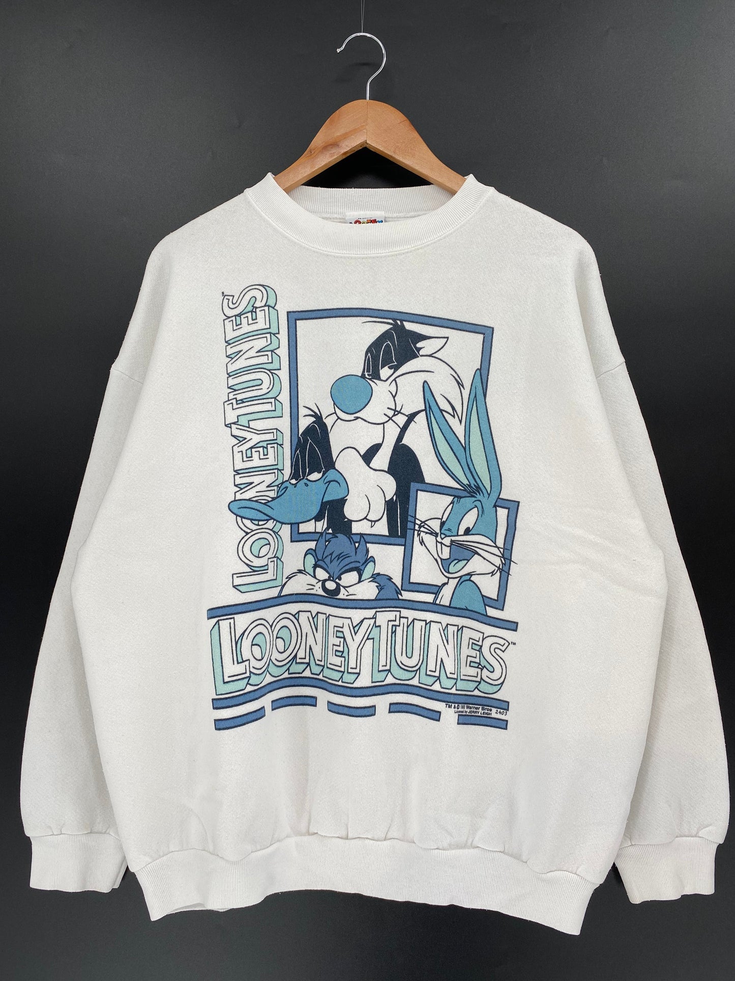 1995 LOONEY TUNES Size Appeox.XL Vintage Sweat-Shirt / A2045