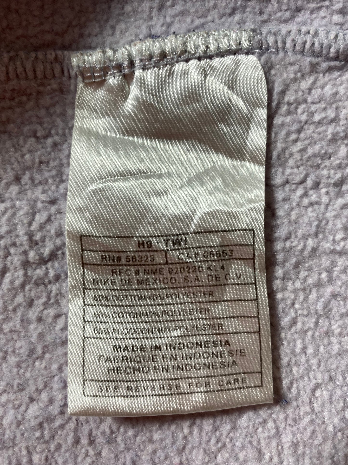 00' NIKE Size Ladies M Vintage Half-zip Sweat-Shirt / K3756