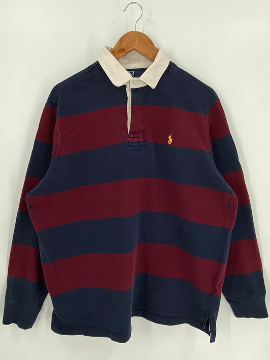 90’s POLO RALPH LAUREN Size L Vintage Rugby shirt / A1104