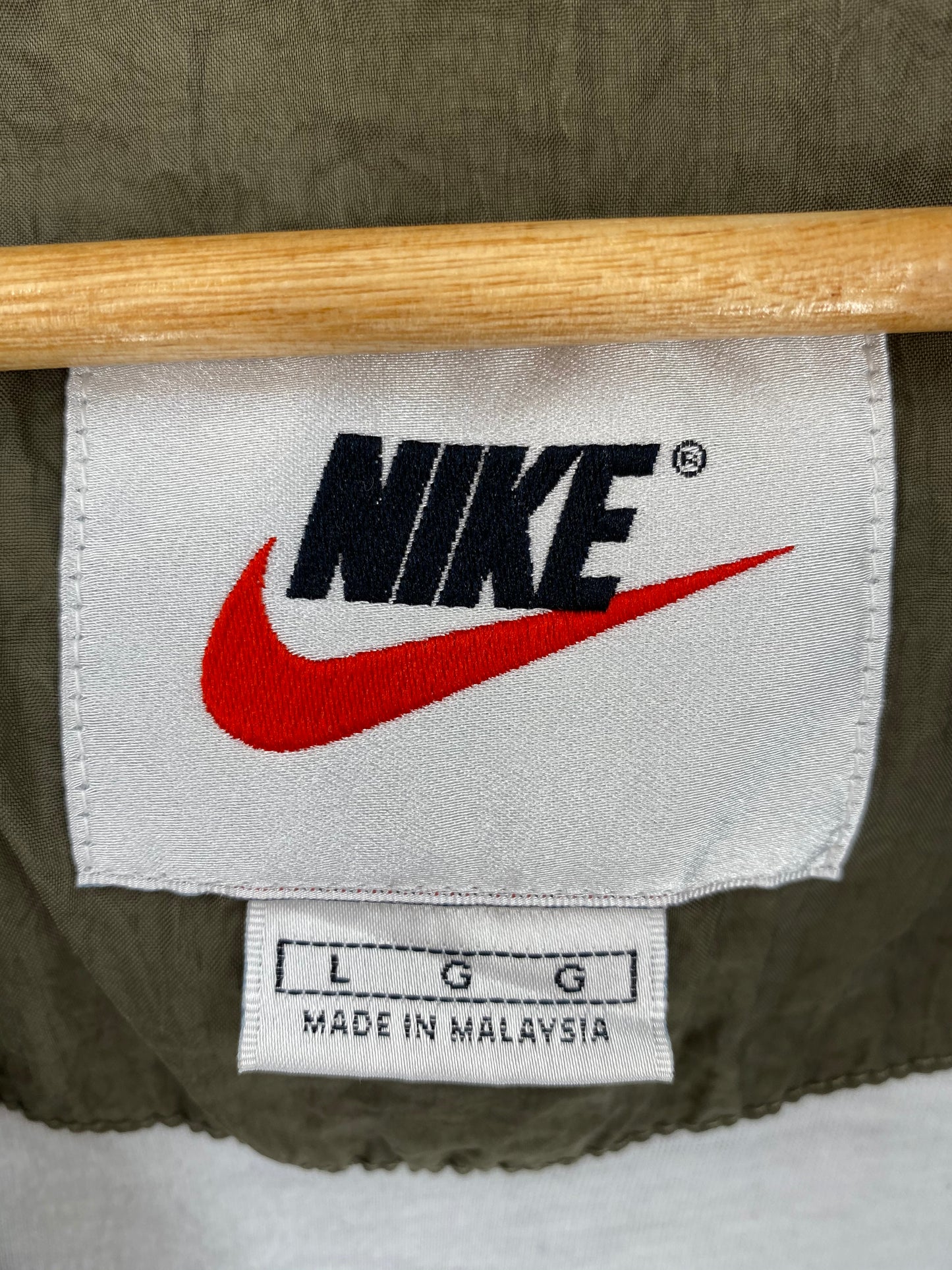 90’s NIKE Size L Vintage Zip-up Nylon Jacket /7564