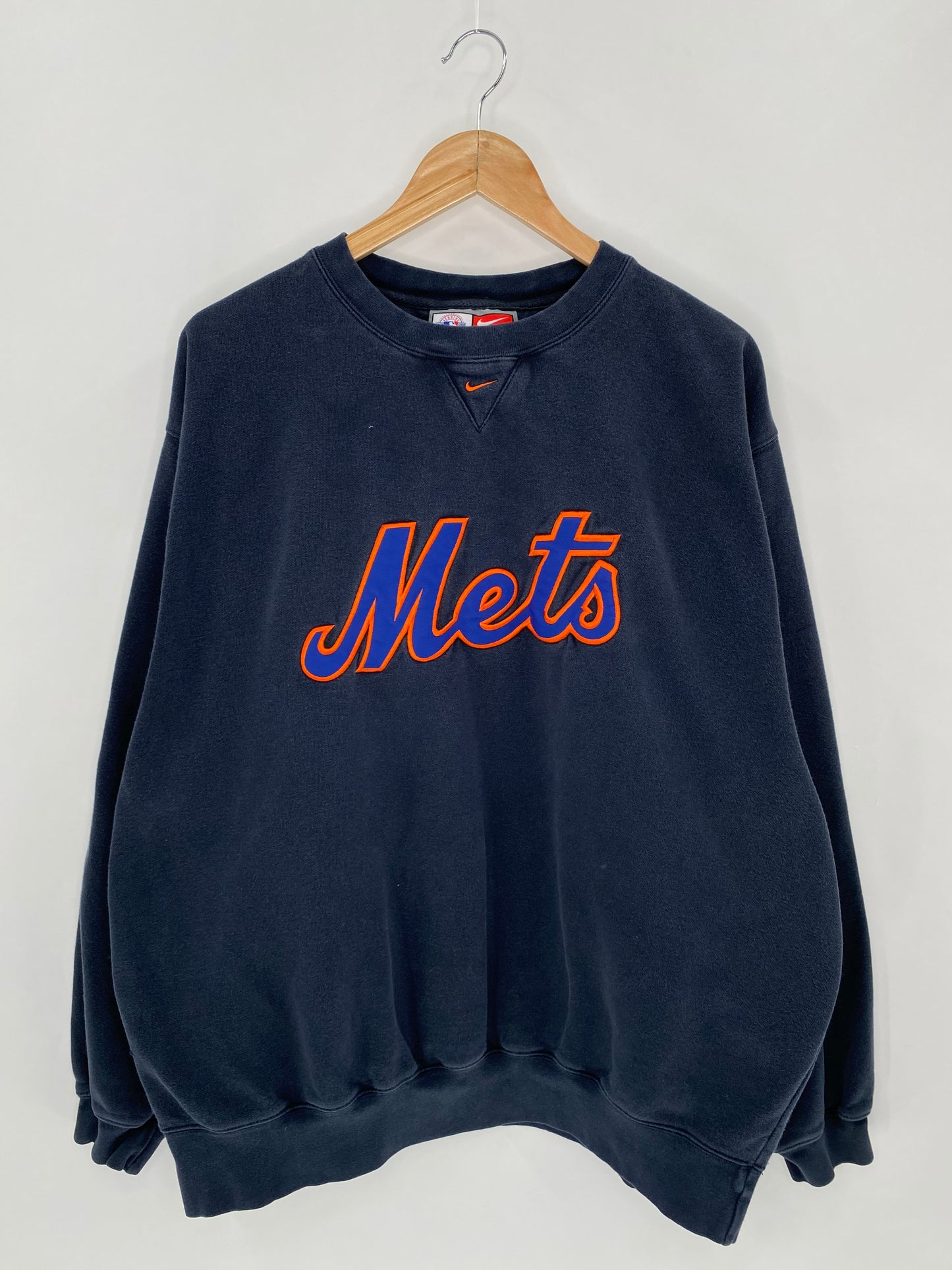 00' NIKE METS Size XL Vintage MLB Sweat-shirt / 5951