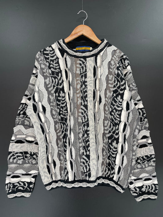 Vintage 3D COOGI- Style Size L Knit Sweater / K1007