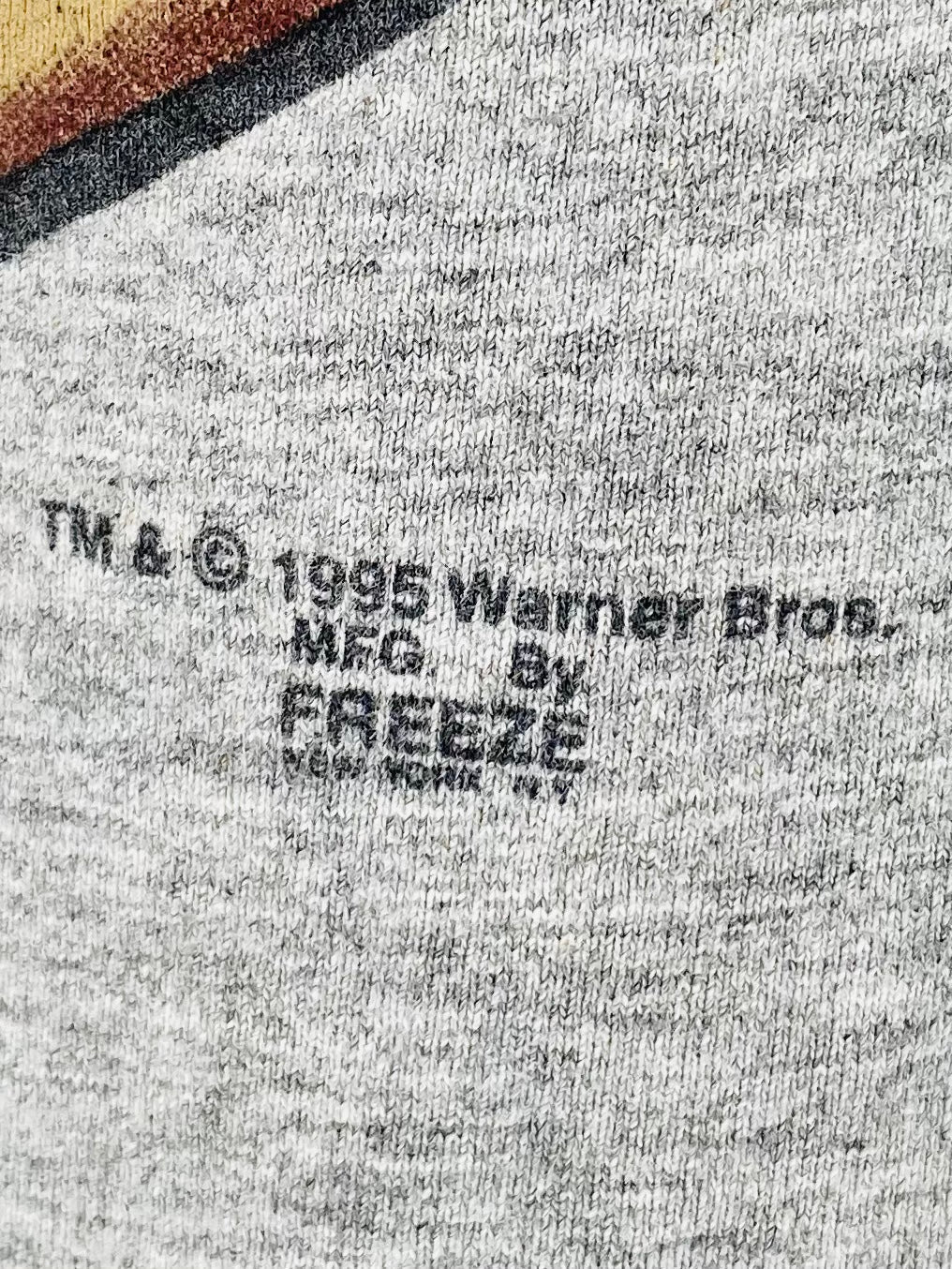 1995 LOONEY TUNES TAZ Made in USA Size XL Vintage T-Shirt / A7408