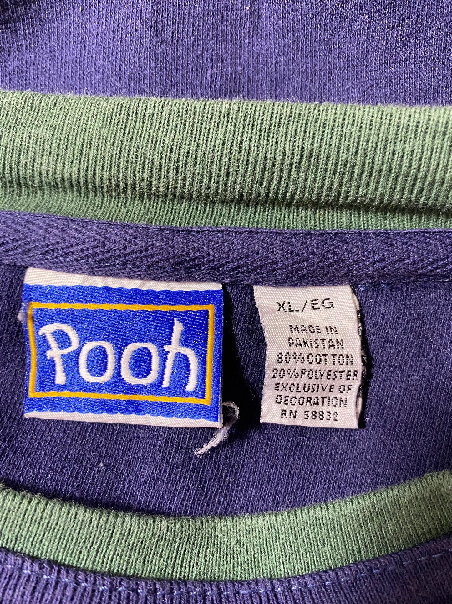 00’ DISNEY WINNIE THE POOH Size XL Vintage Sweat-shirt / K2830