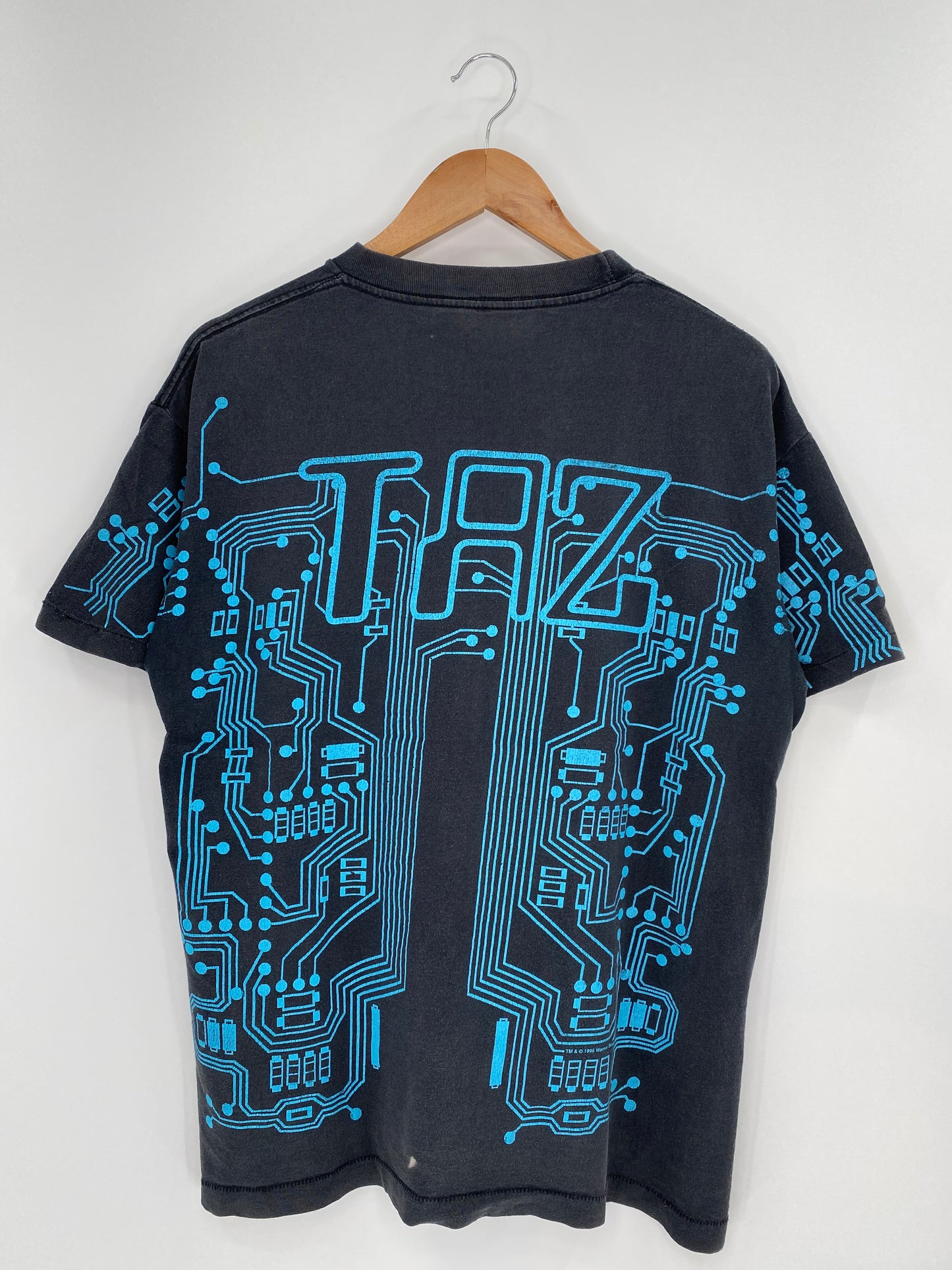 90’s WARNER BROS TAZ No Tag (Approx. Size L)Vintage T- shirt / 9548