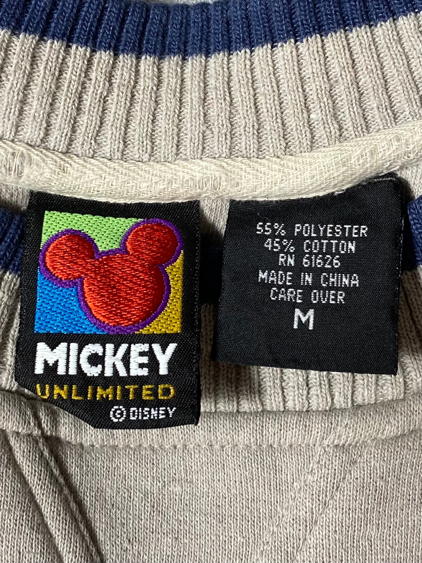 90’s DISNEY Size M Vintage Sweat-shirt / 8113