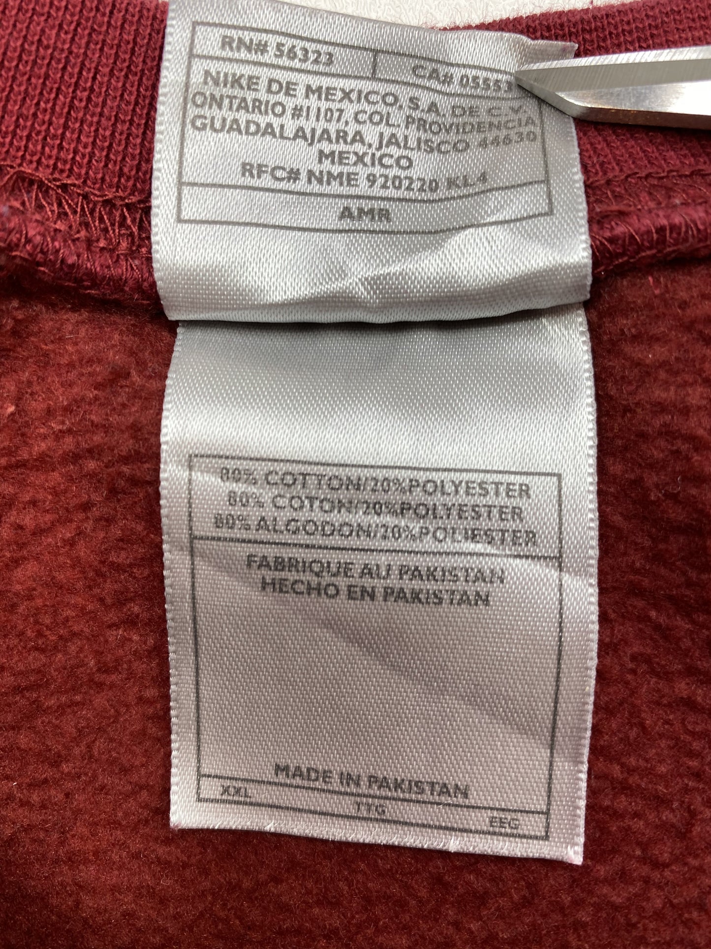 00’ NIKE Research lab Size XXL Vintage Sweat-Shirt / K4894
