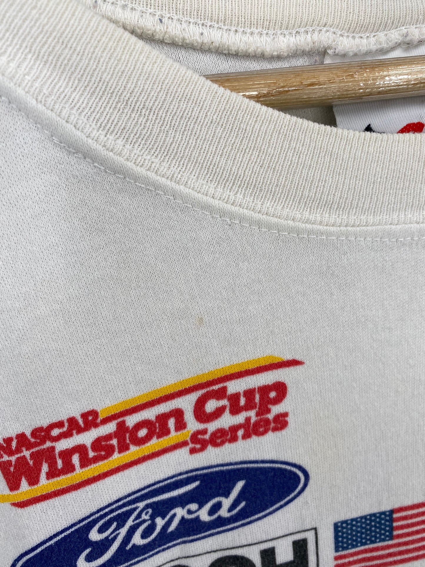 Vintage NASCAR MILLER LITE Made in USA Size L Racing T-shirt / A6472