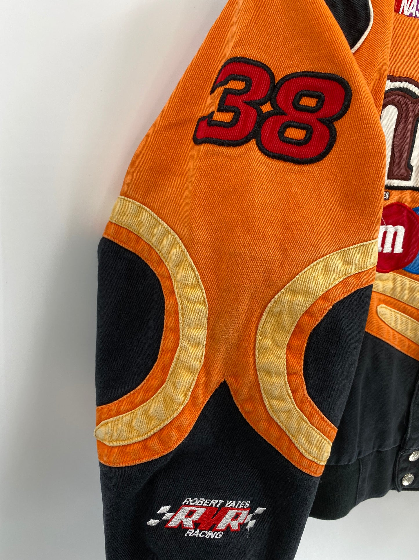 Vintage NASCAR M&M’S Size Kids XL(Approx.Ladies XS) Racing Jacket / K3673