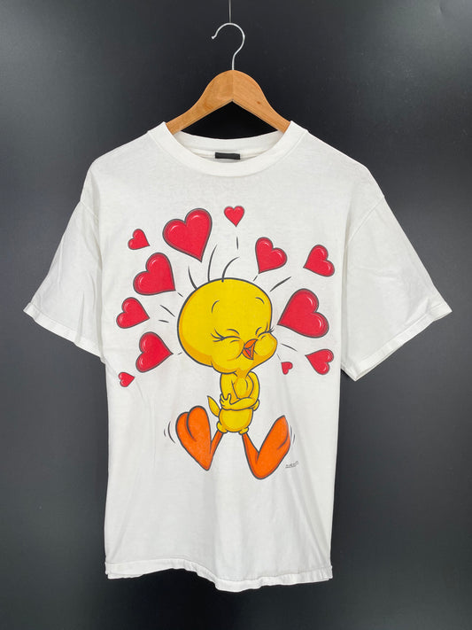 1994 LOONY TUNES TWEETY Made in USA Size XL Vintage T-Shirt / 9198