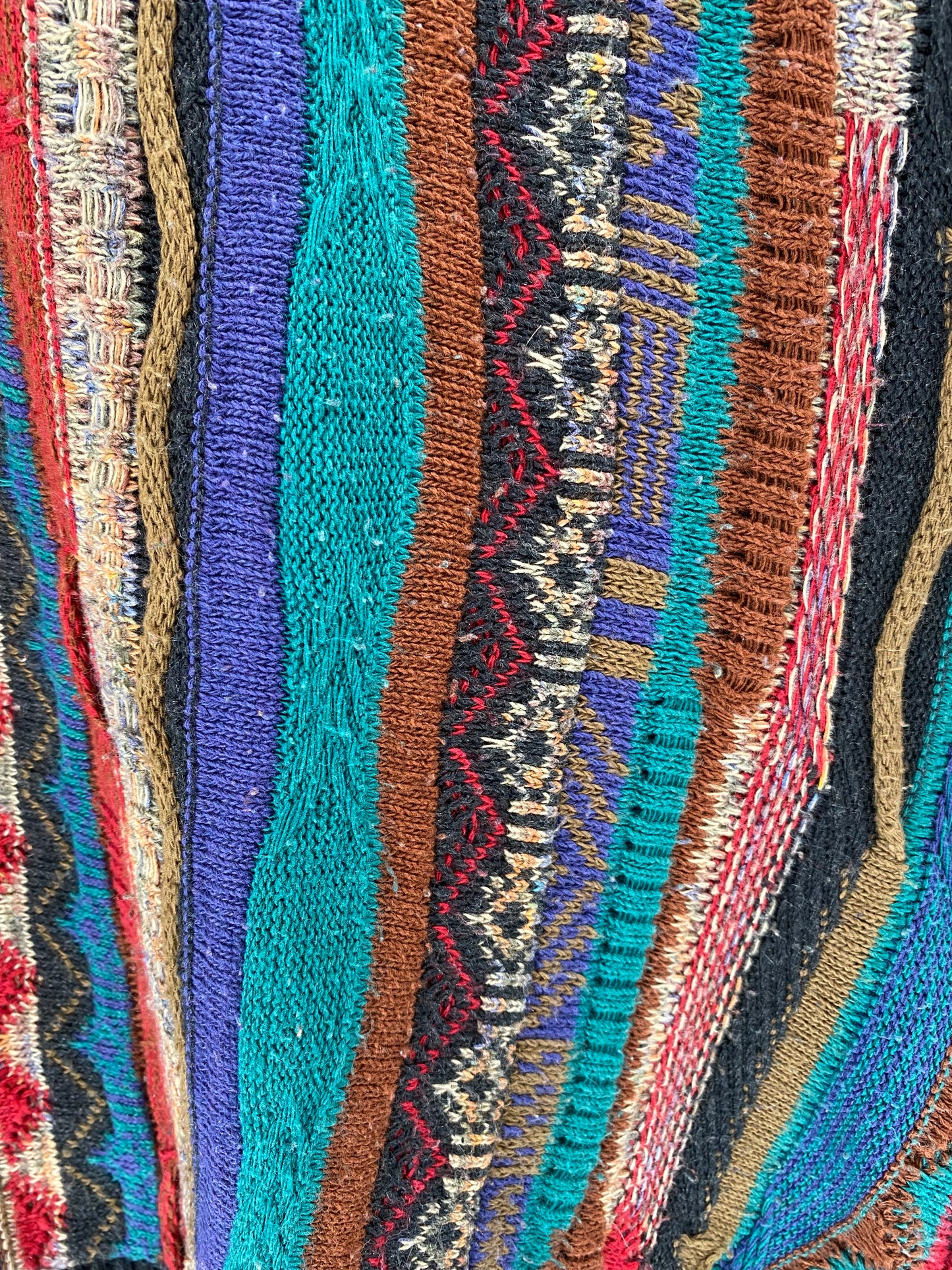 Vintage 3D COOGI- Style Size XXL Knit Sweater / K1517