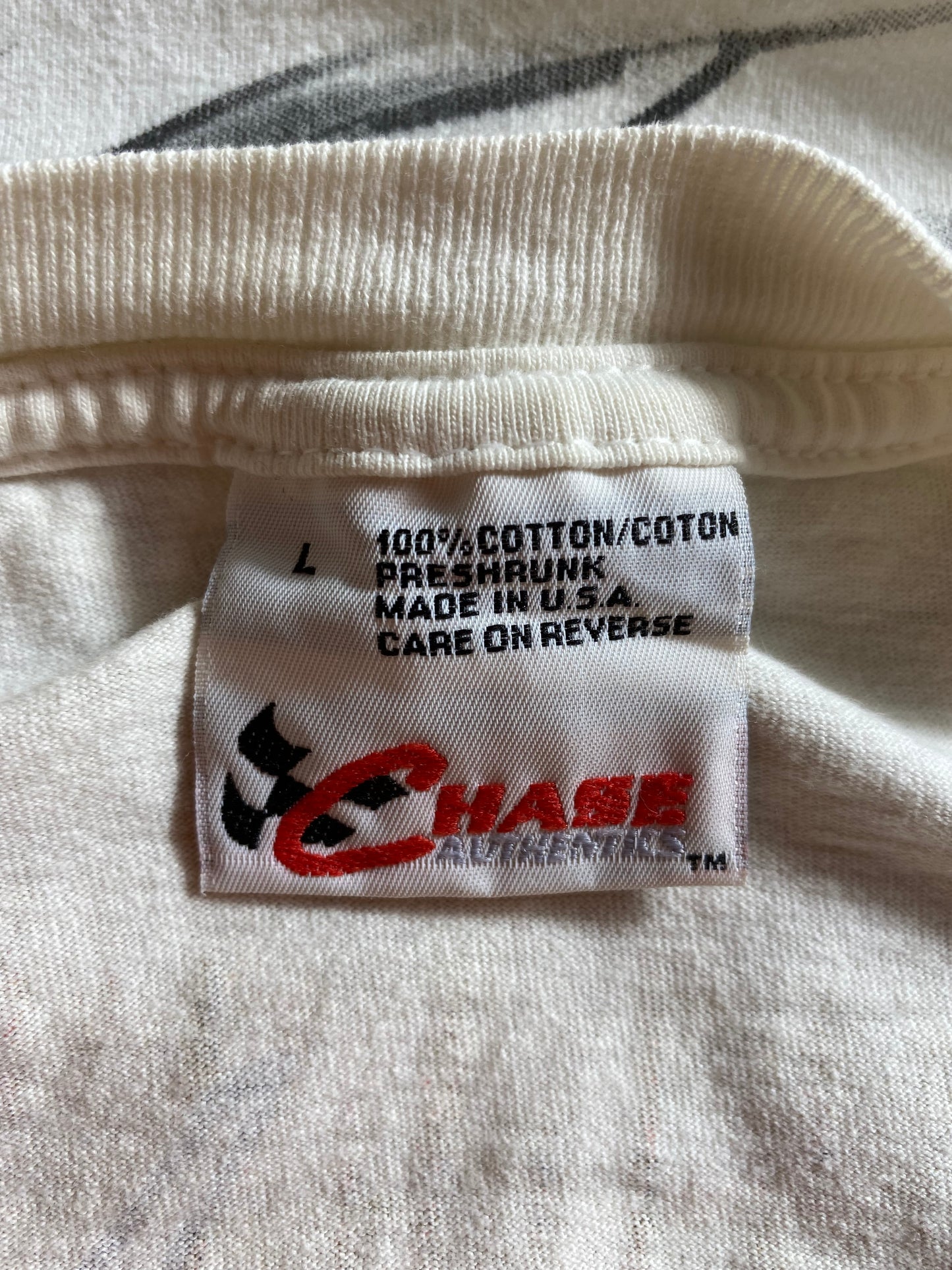 00’ NASCAR DALE EARNHARDT Made in USA Size L Vintage Racing T-shirt / k1791