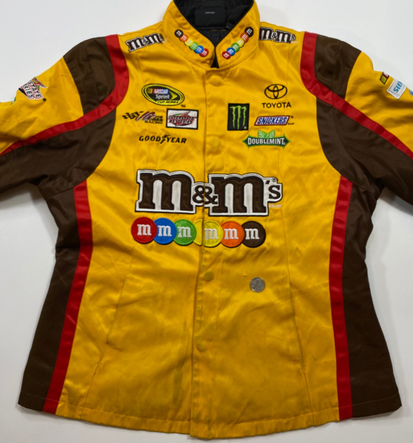 Vintage NASCAR M&M’S Size Ladies L Racing Jacket  / 5899