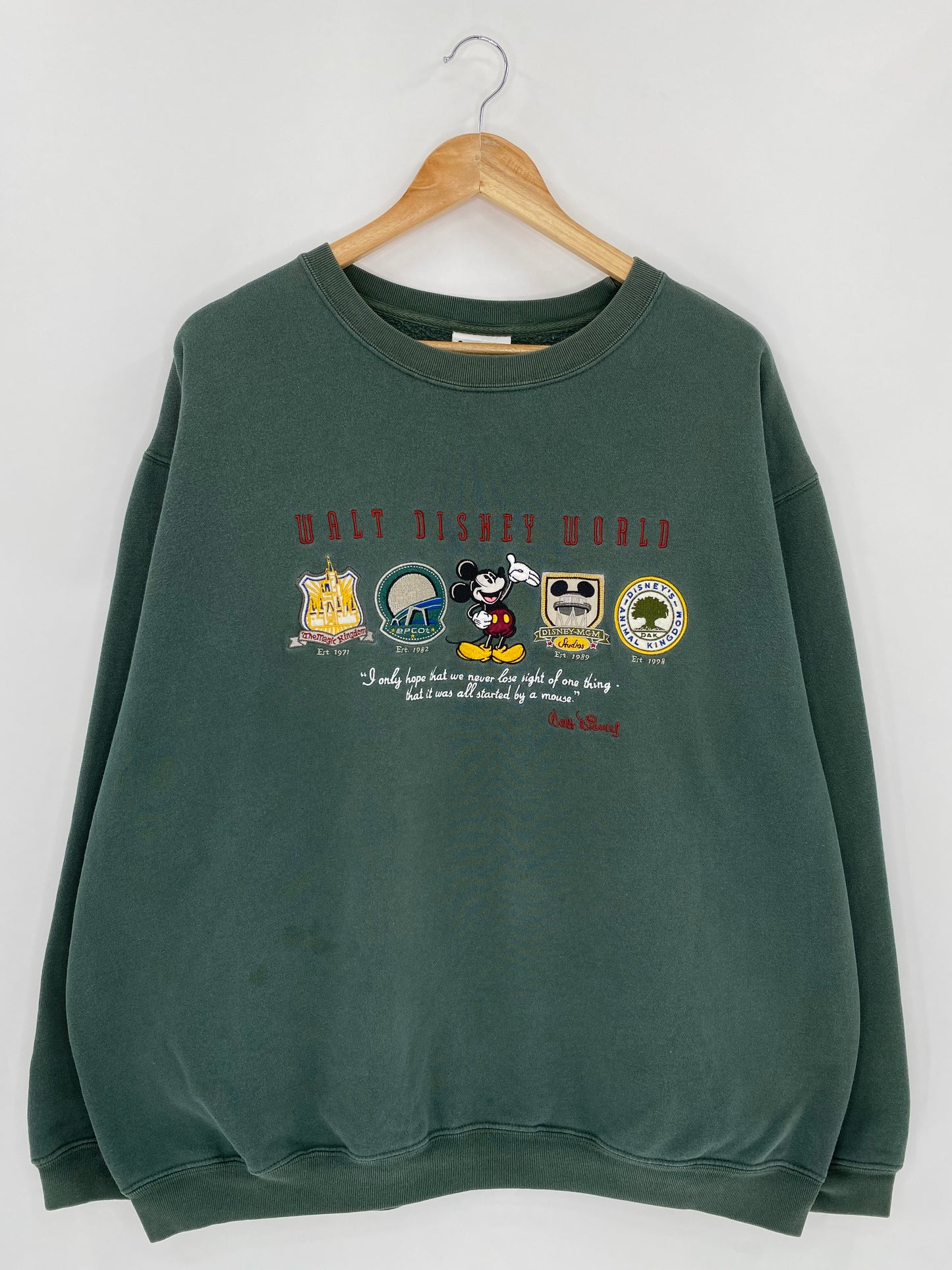 90’s Walt Disney World Size XXL Vintage Sweat-Shirt   / 5854