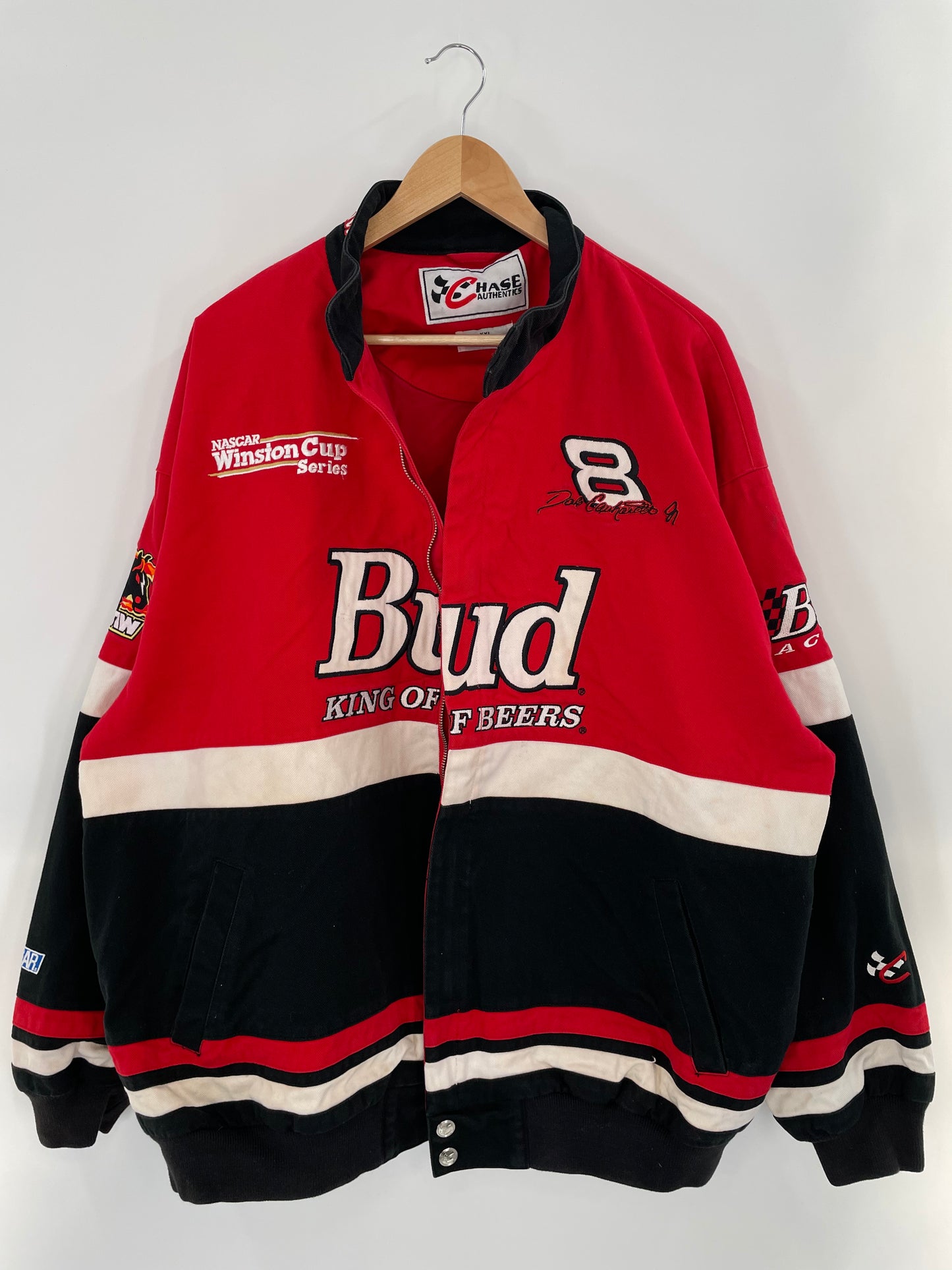 Vintage NASCAR WINSTON CUP x BUDWEISER  Size XXL Racing Jacket / k2369