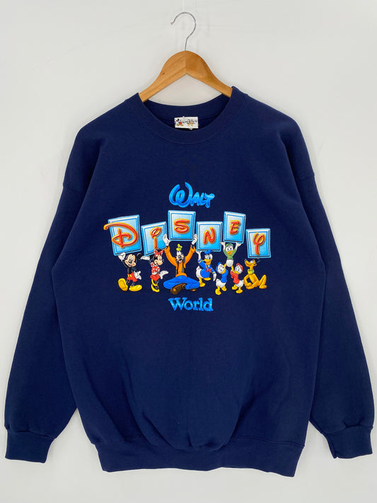 00’ WALT DISNEY WORLD Made in USA Size L Vintage Sweat-shirt / 9471