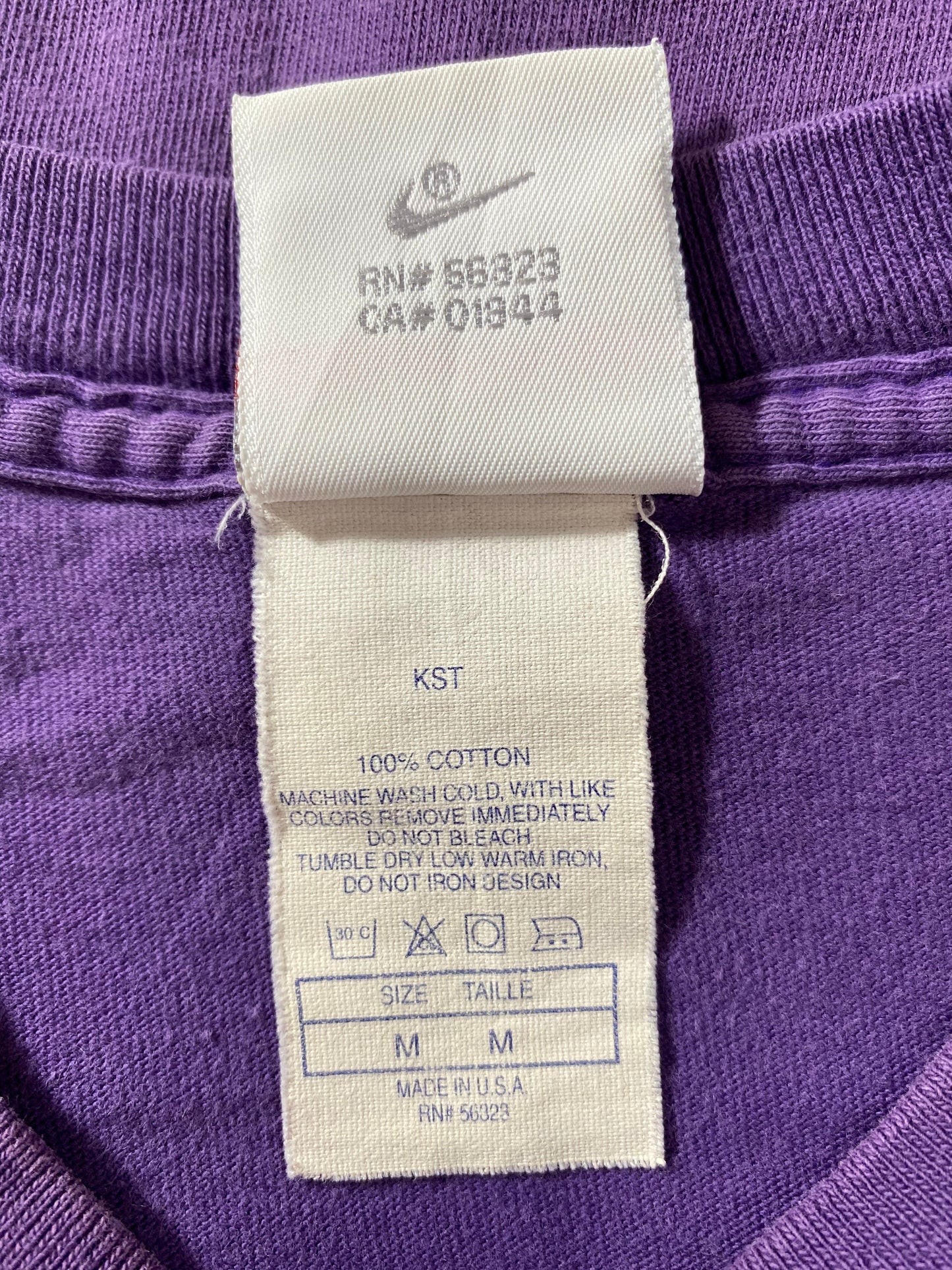 90’s Silver Tag NIKE Made in USA Size M Vintage T-Shirt / A3537